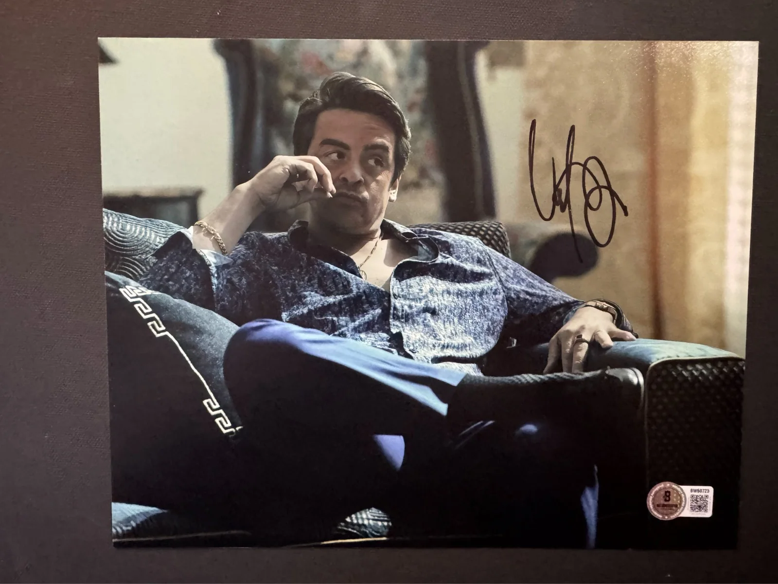 Vincent Piazza — Vincent Piazza Rare! autographed signed Tulsa King8x10 photo Beckett BAS coa