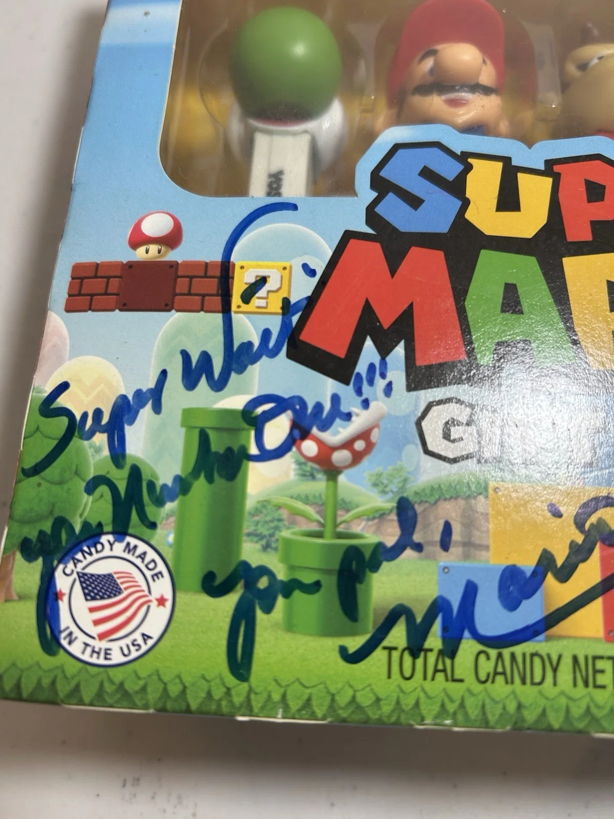 Charles Martinet SIGNED Super Mario PEZ Gift Set - In-Person Autograph - Sealed, image 3