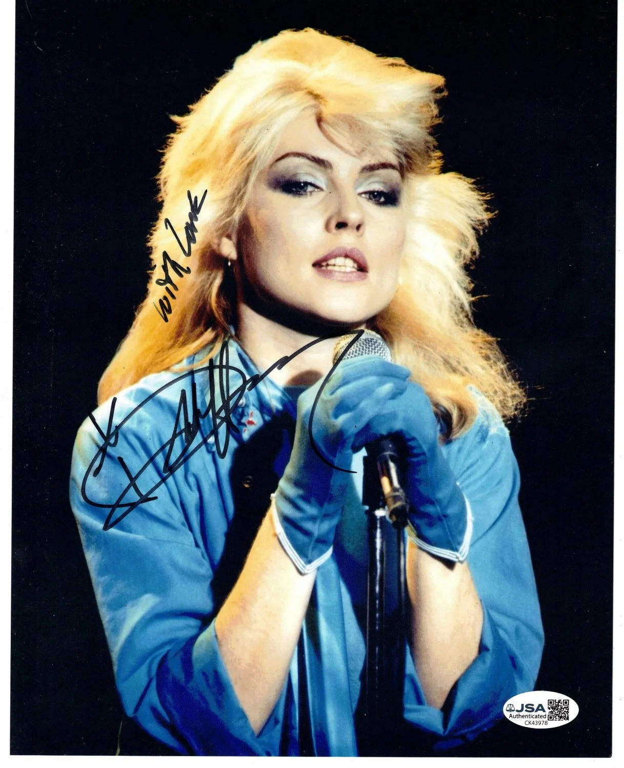 Debbie Harry Authentic Signed 8x10 Photo Autograph, Blondie, Singer, JSA COA, изображение 2