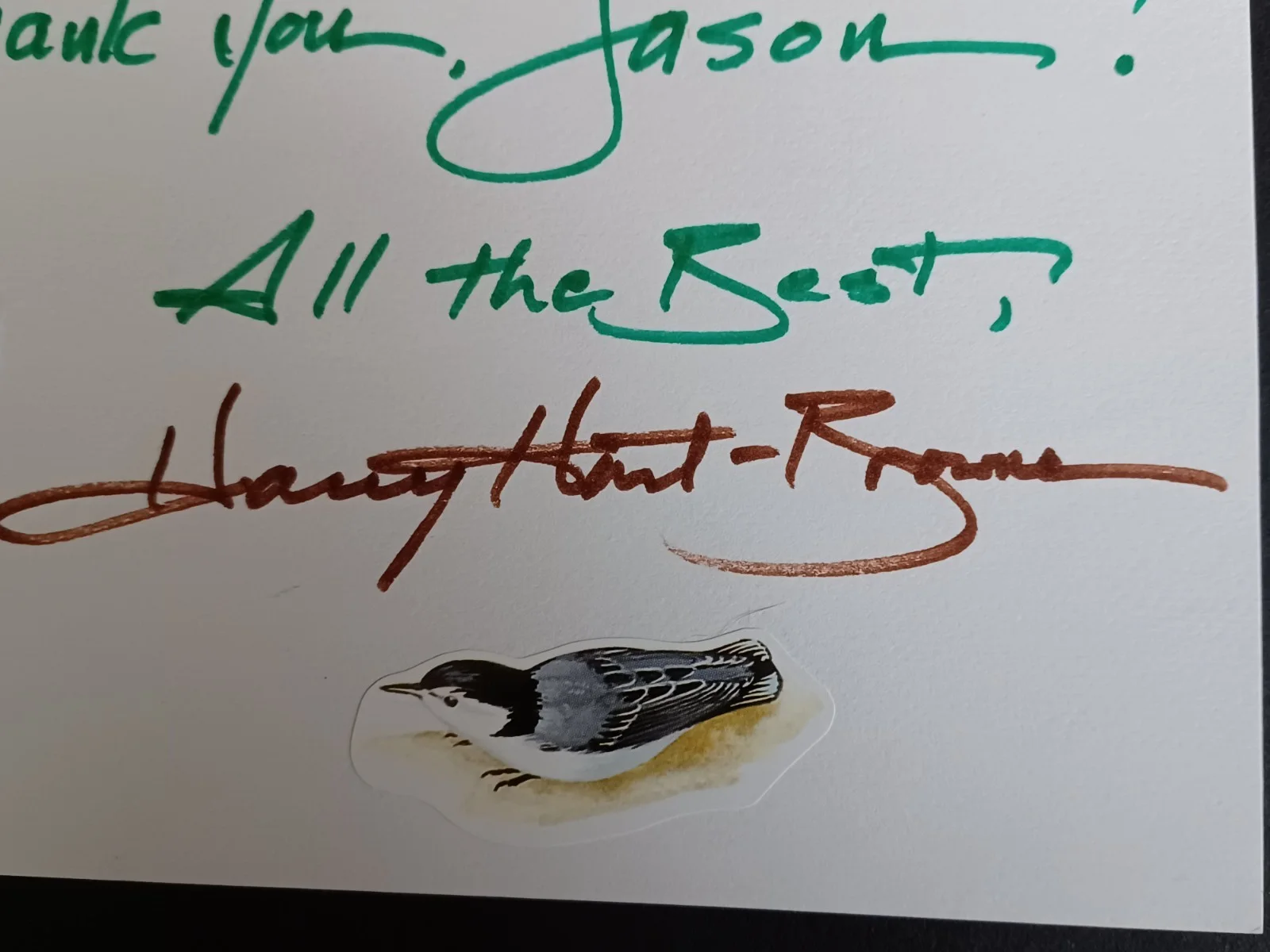 Harry Hart-Browne Signed 5x8 Card - Married... with Children, Seinfeld, L.A. Law, изображение 2