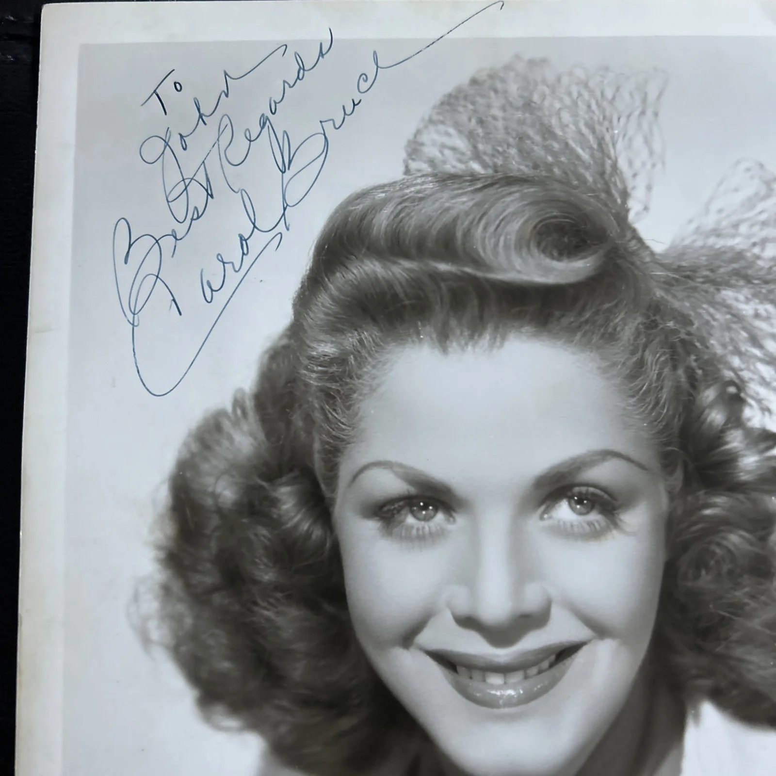 Original Press Photo 8x10 Behind the Eight Ball 1942 Signed Carol Bruce T543, изображение 2
