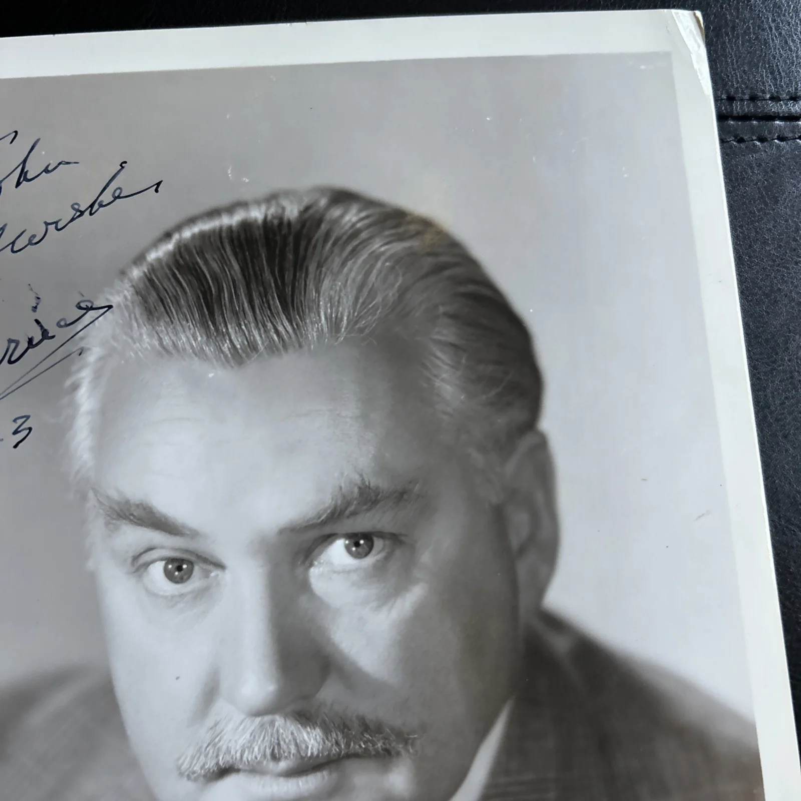 Original Press Photo Sherlock Holmes Secret Weapon 1943 Signed Nigel Bruce T544, image 3
