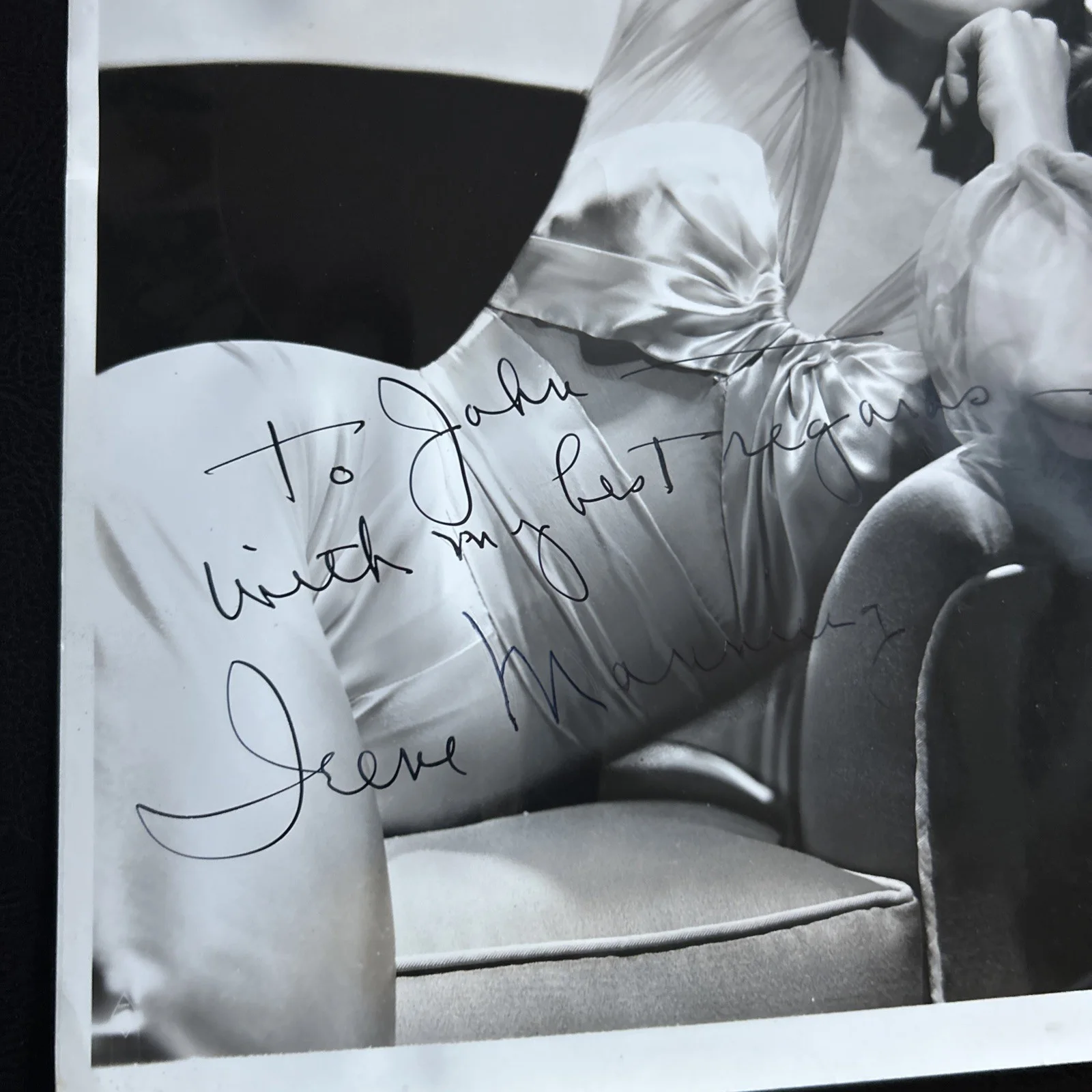 Original Press Studio Photo Signed Irene Manning T545, image 3