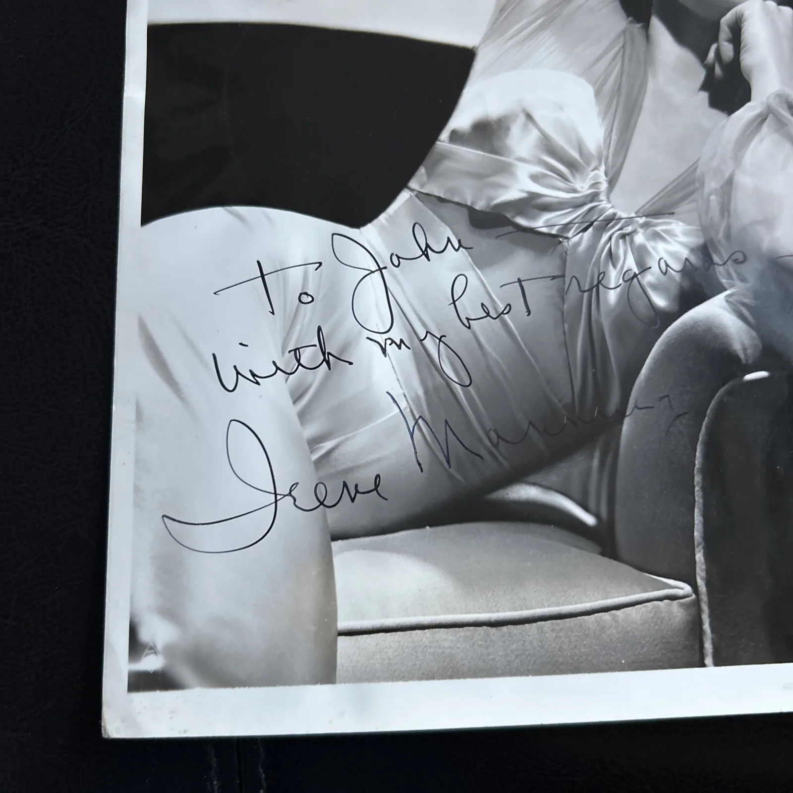 Original Press Studio Photo Signed Irene Manning T545, image 4