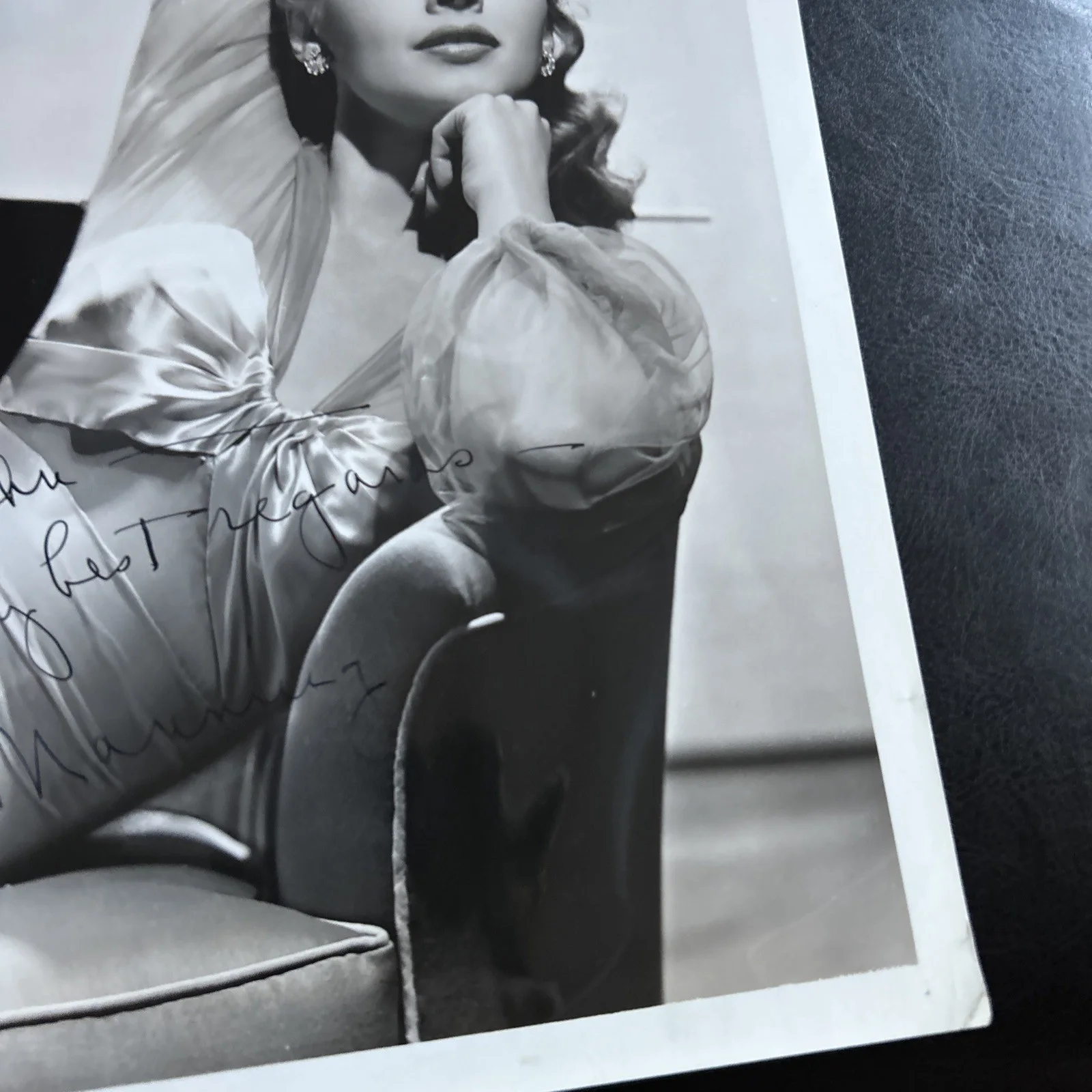 Original Press Studio Photo Signed Irene Manning T545, image 5