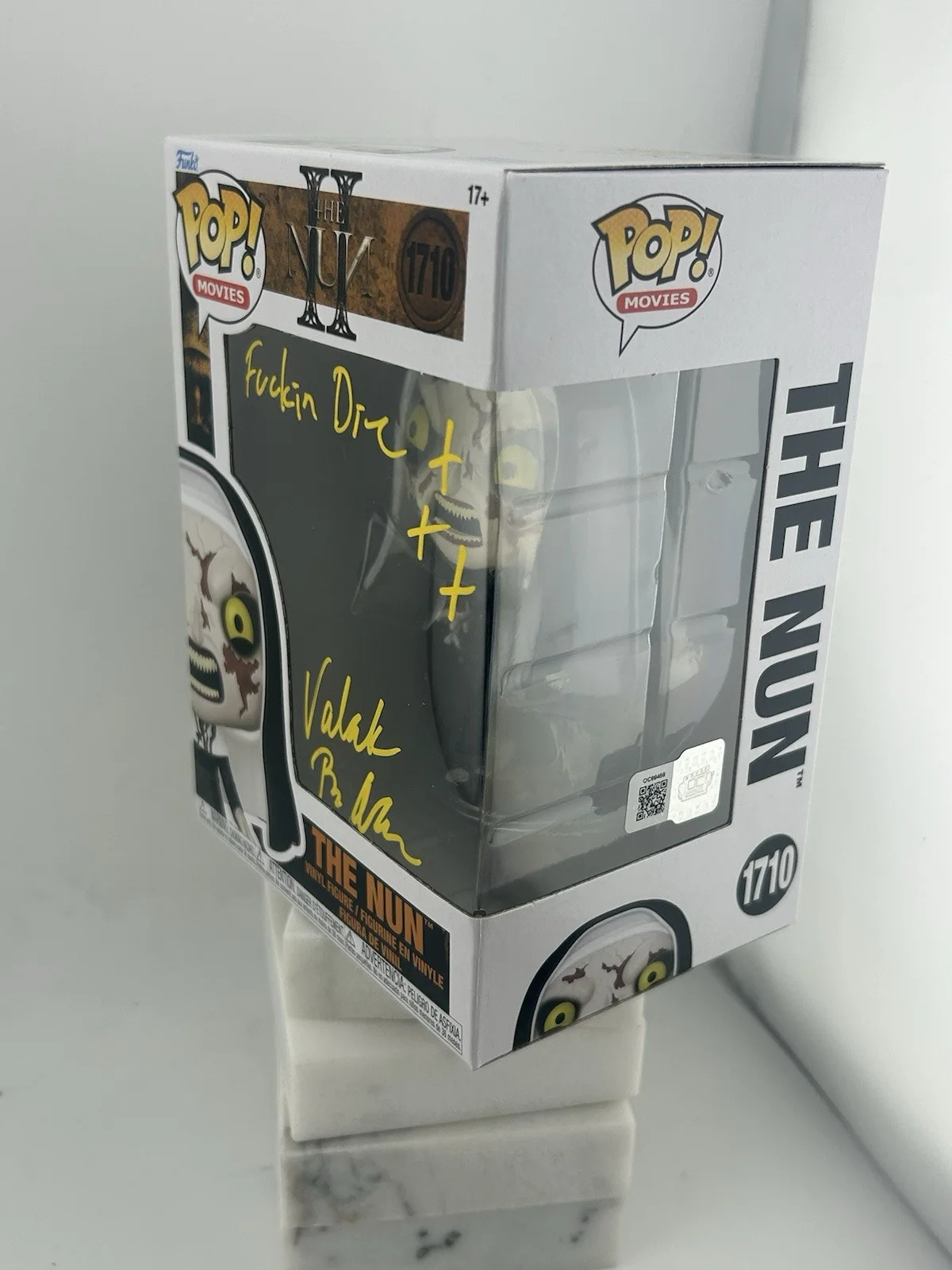 Bonnie Aarons — Bonnie Aarons Signed Autograph The Nun II Funko 1710 OCCM COA Inscription F* Die, изображение 4