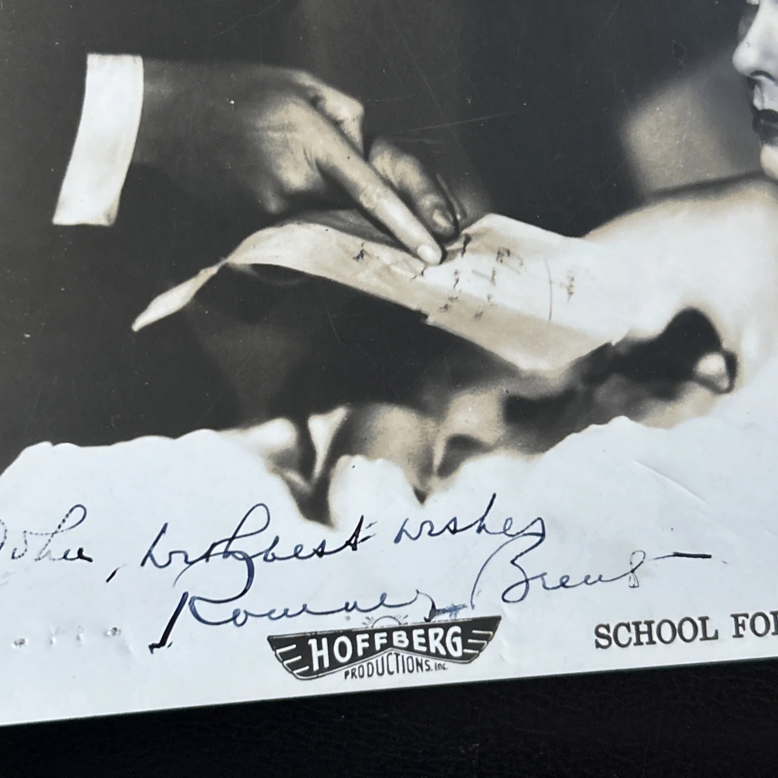 Original Press Photo School For Husbands 1937 Signed Romney Brent T546, изображение 4