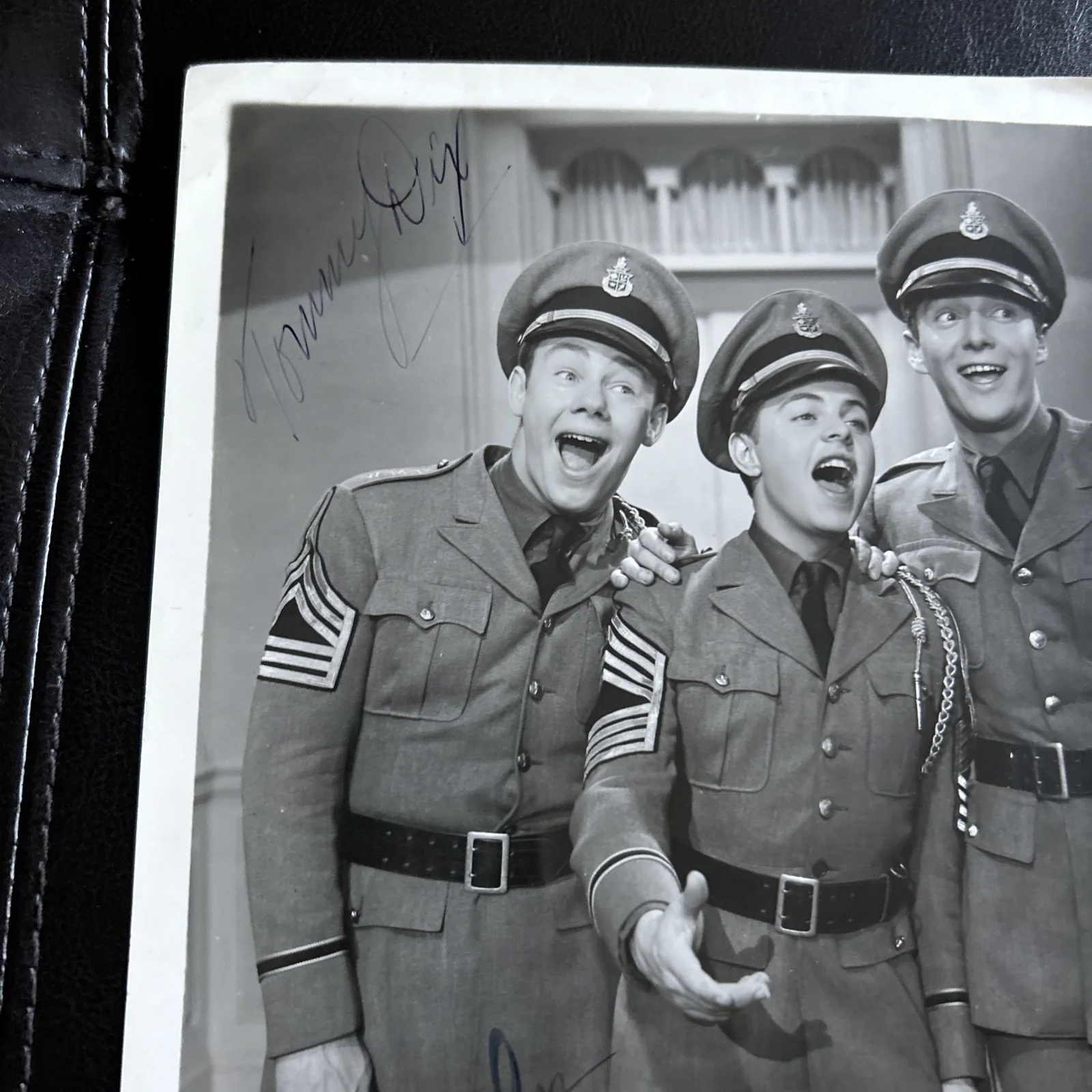 Original Press Photo Best Foot Forward 1943 Signed Tommy Dix & Kenny Bowers T547, image 2