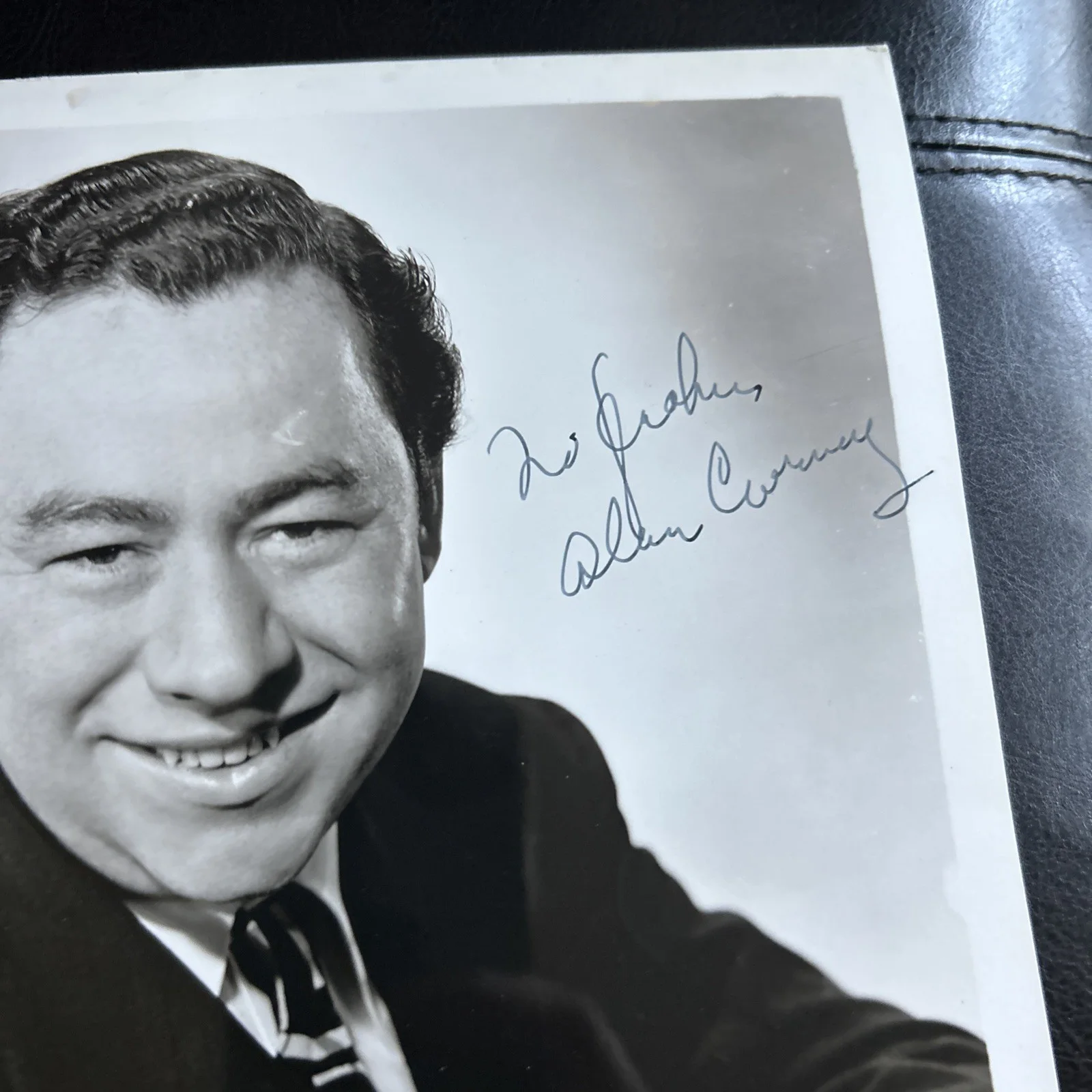 Original Press Photo Adventures of a Rookie 1943 Signed Alan Carney T549, изображение 2