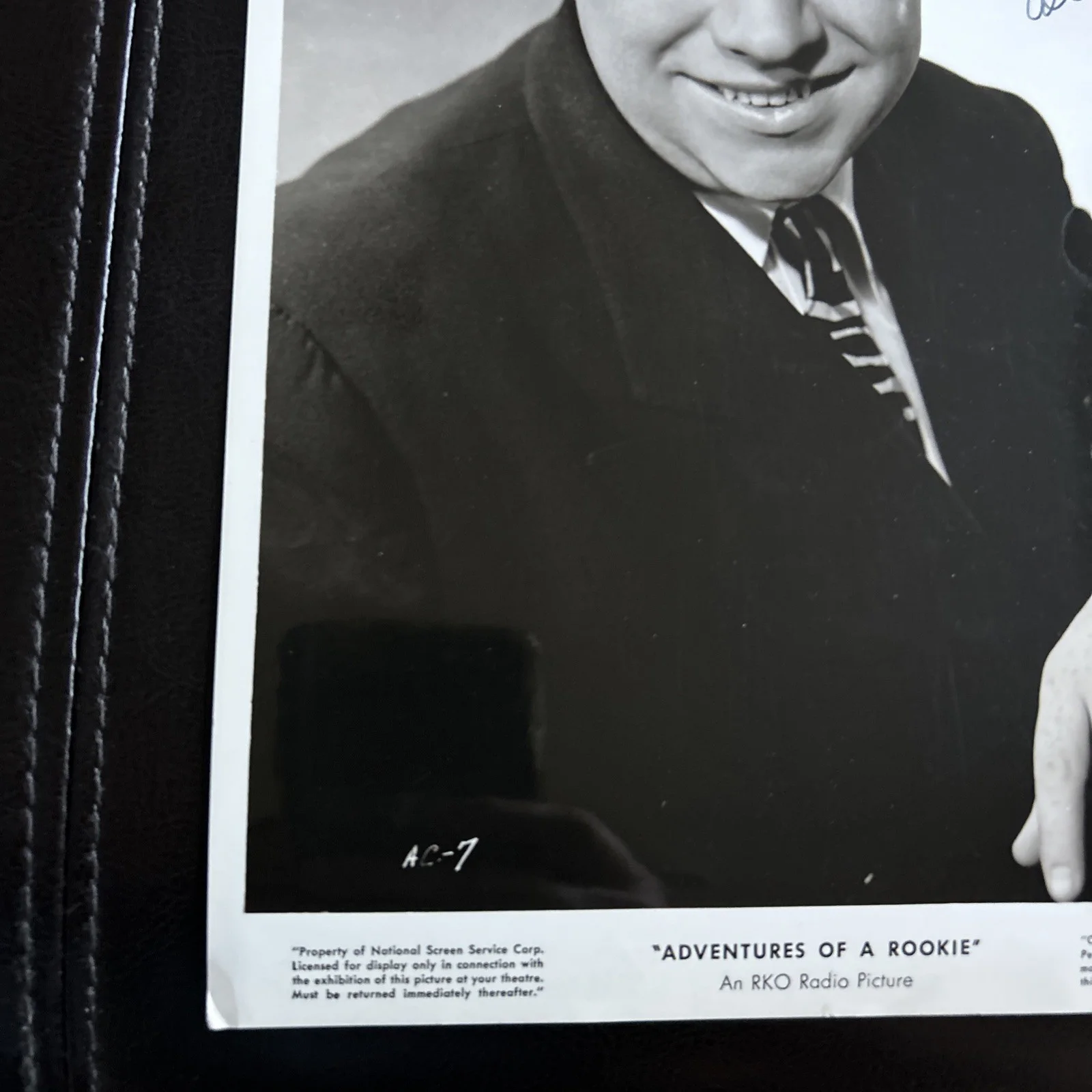 Original Press Photo Adventures of a Rookie 1943 Signed Alan Carney T549, изображение 4