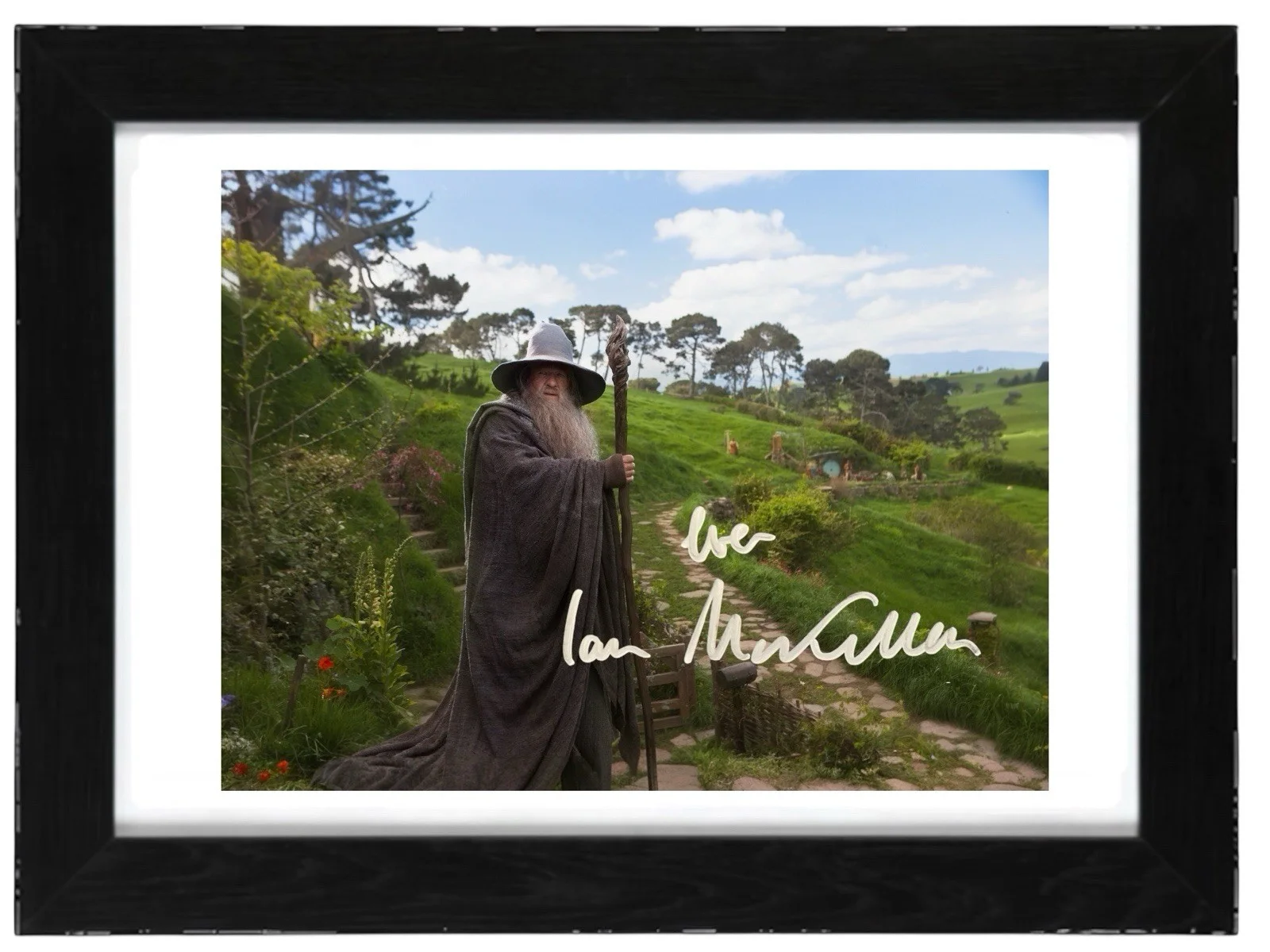 Ian McKellen Signed Autograph PHOTO Pre Print 6x4/A4/ Framed, image 2