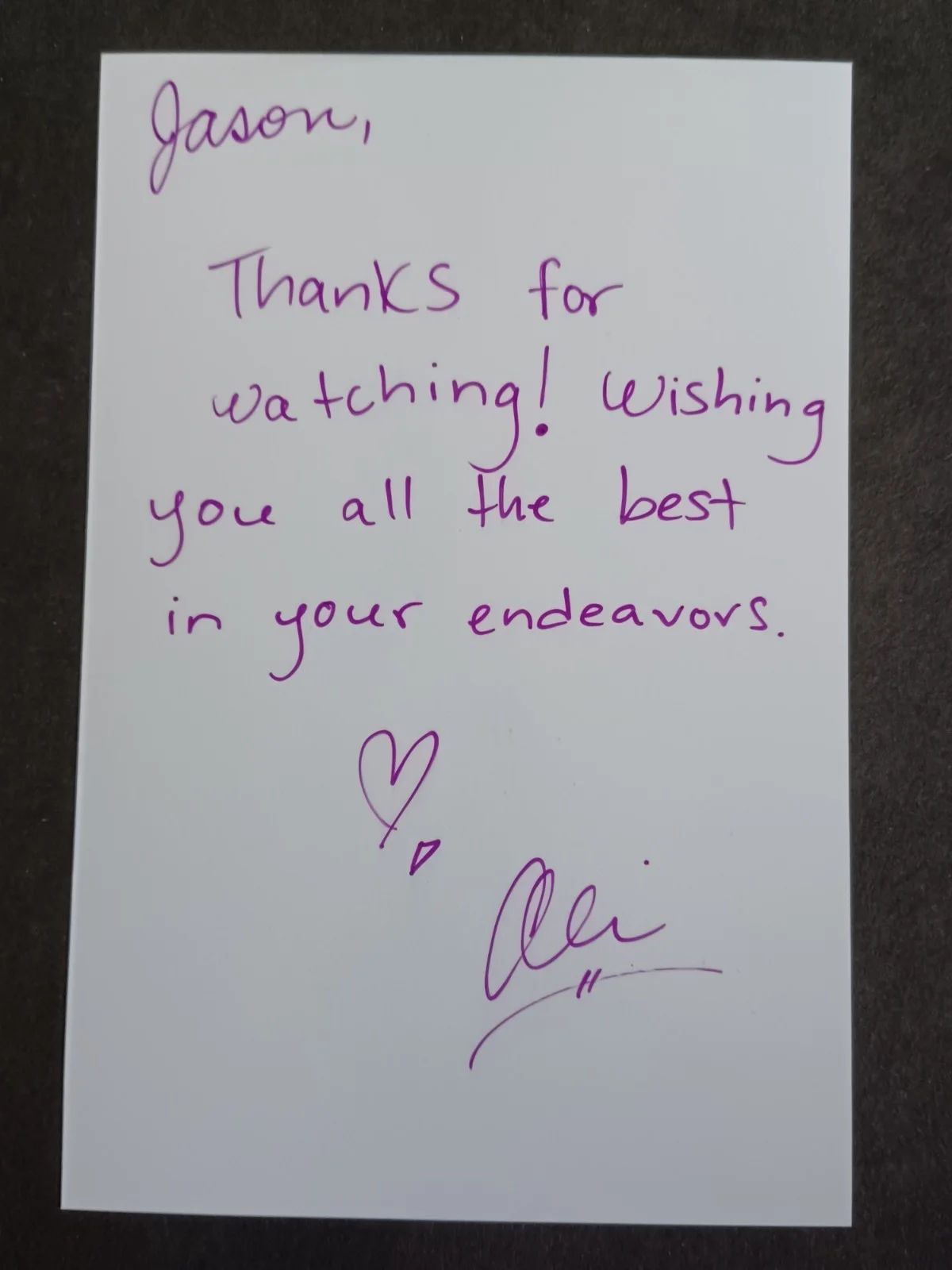 ​Ali Skye Bennet Signed 4x6 Photo - Actress, image 3
