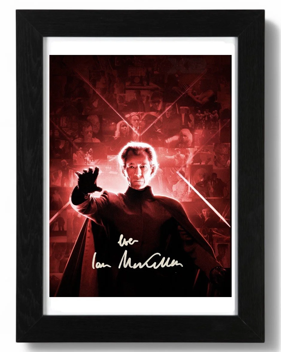 Ian McKellen Signed Autograph PHOTO Pre Print 6x4/A4/ Framed, image 2