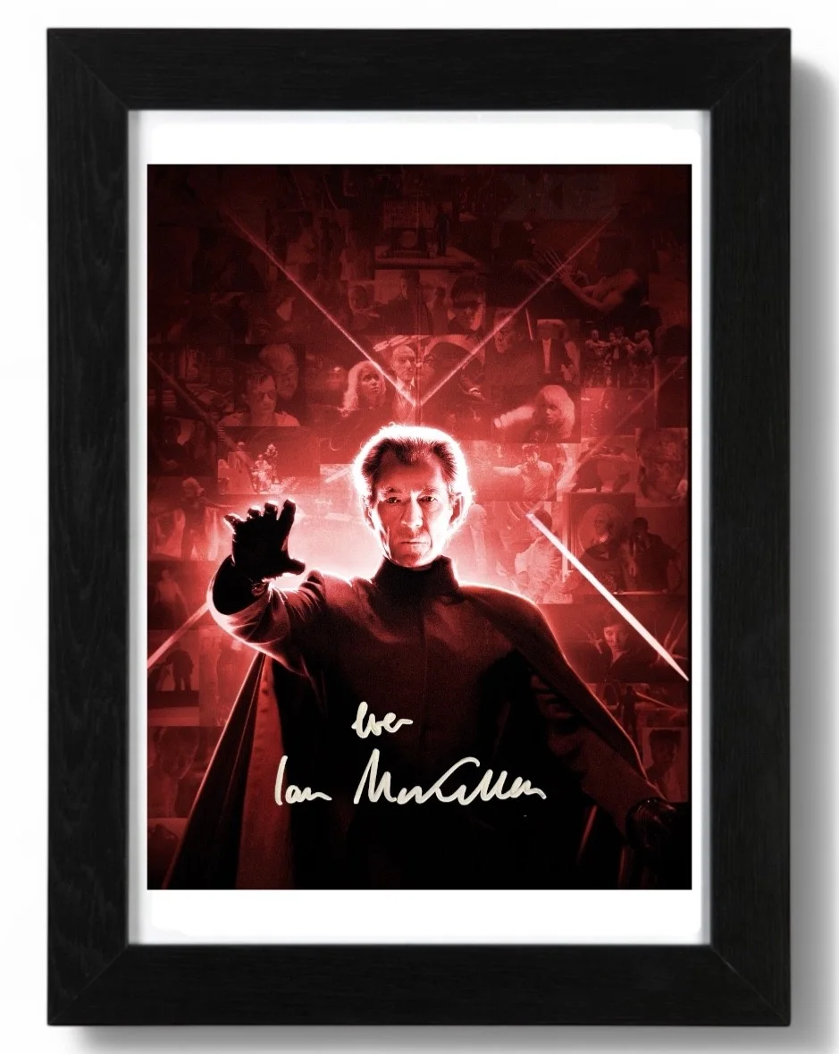 Ian McKellen Signed Autograph PHOTO Pre Print 6x4/A4/ Framed, image 3