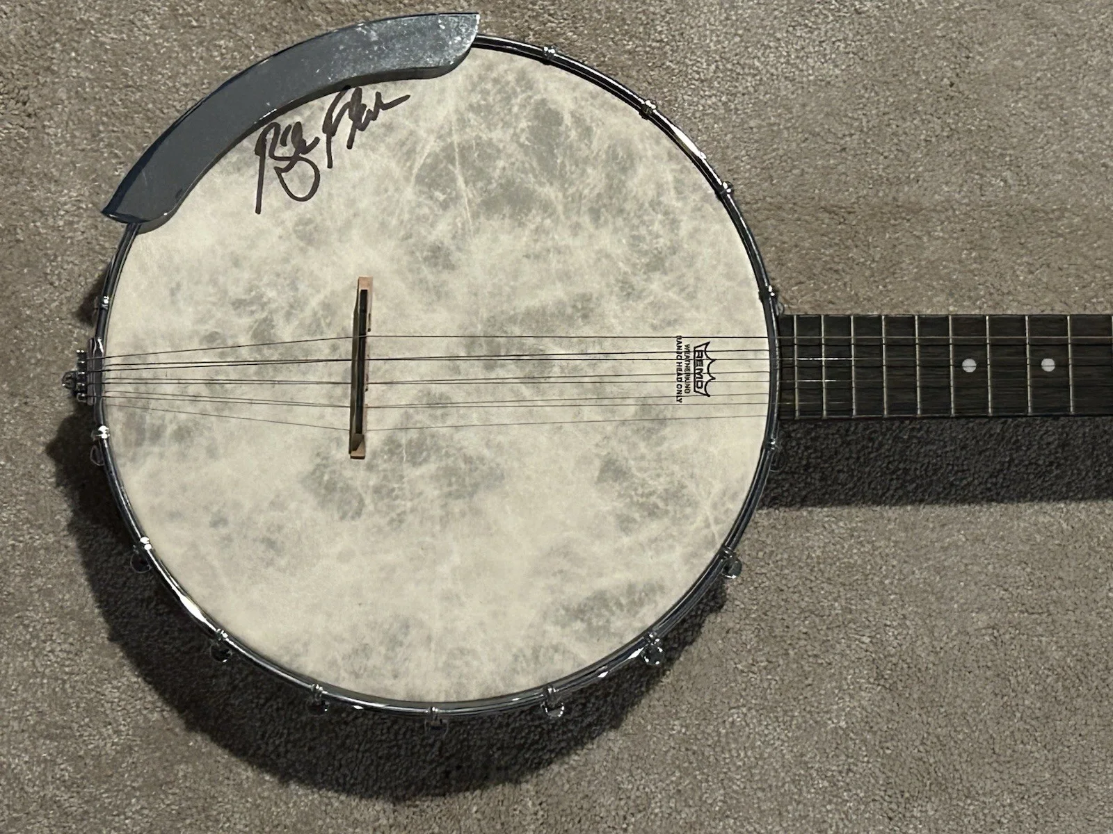 Bela Fleck Signed Banjo Autographed Flecktones, image 2