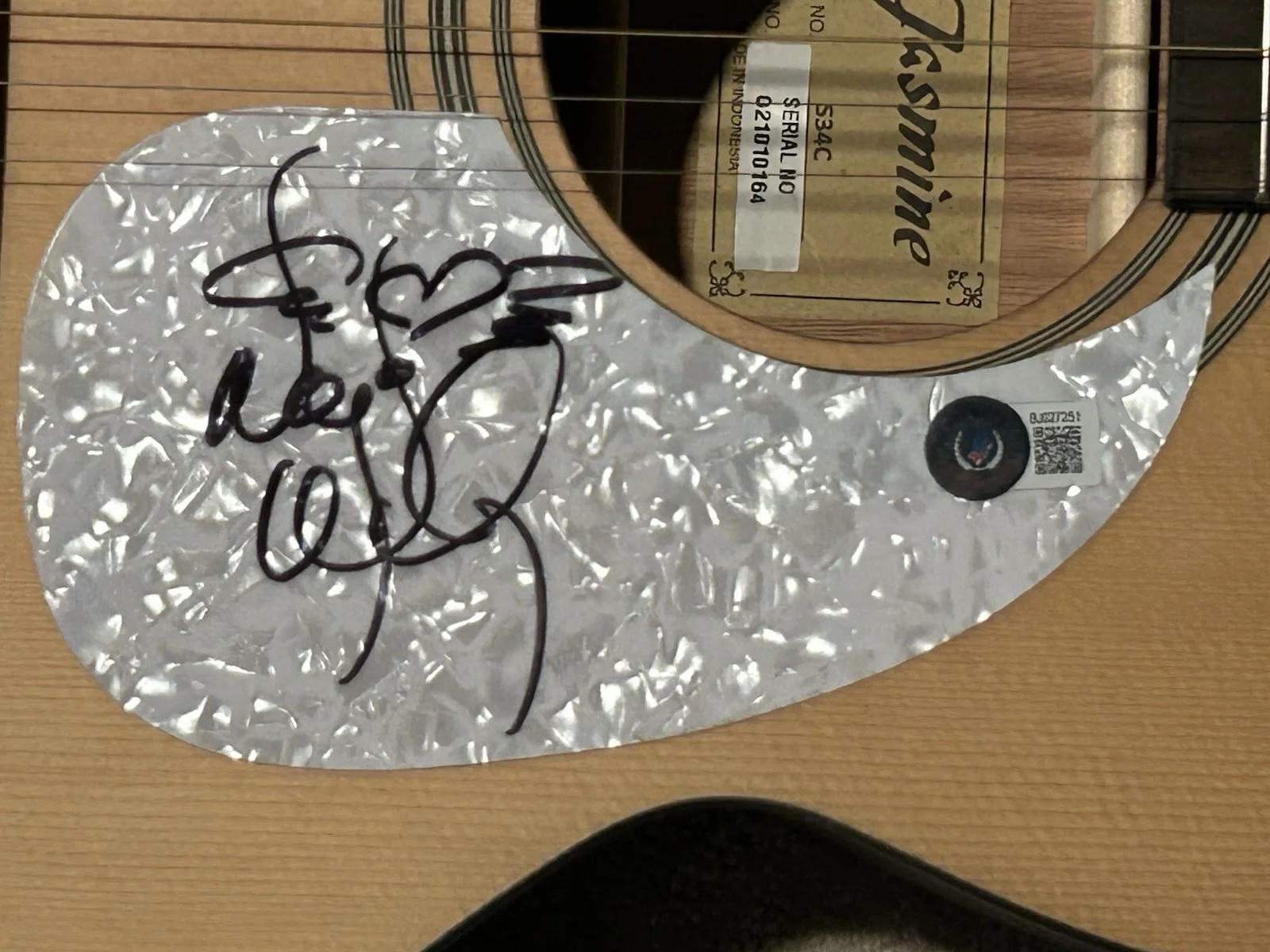 Nancy Wilson Signed Guitar Autographed Heart Beckett COA, image 3