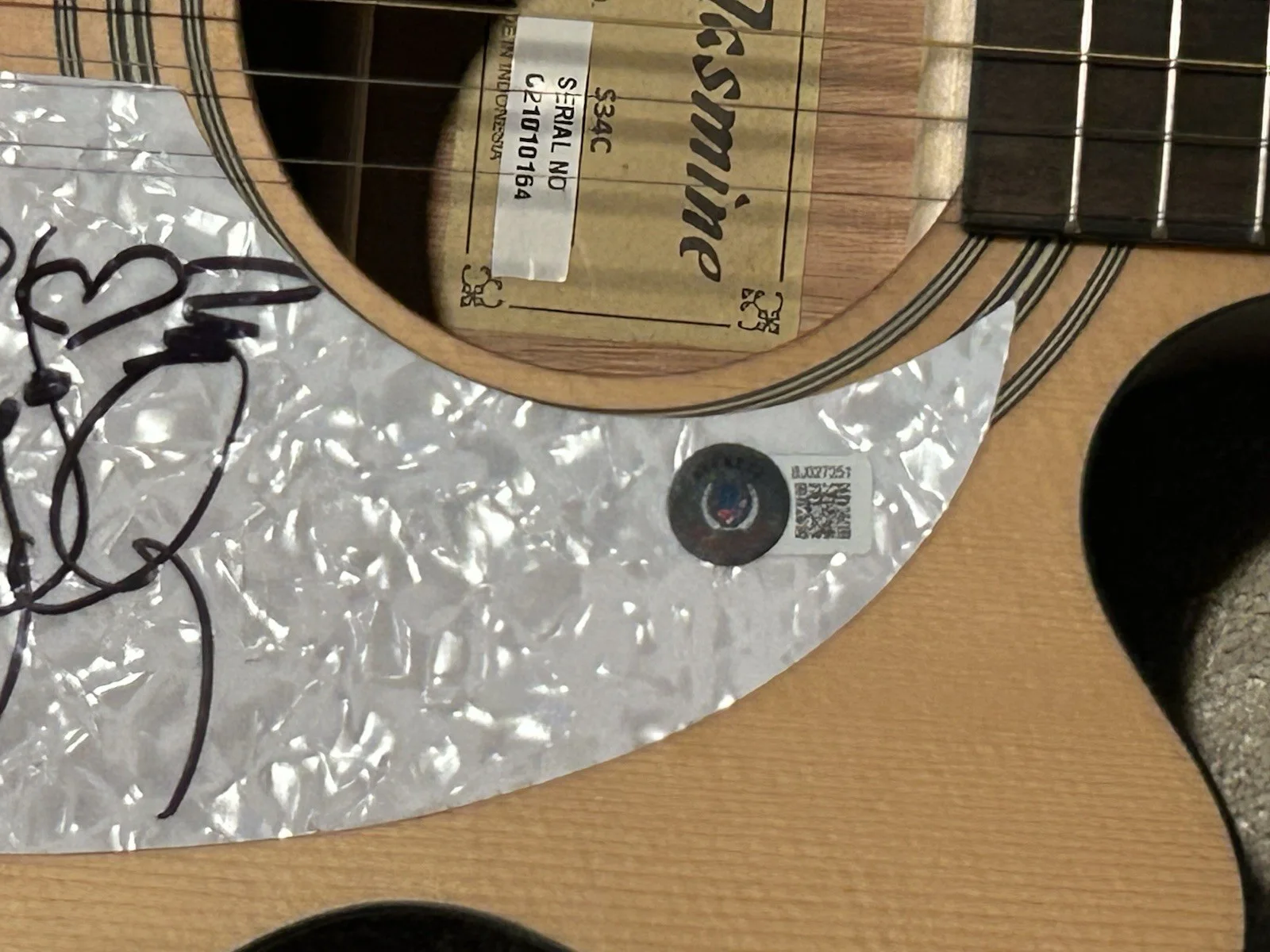 Nancy Wilson Signed Guitar Autographed Heart Beckett COA, image 4