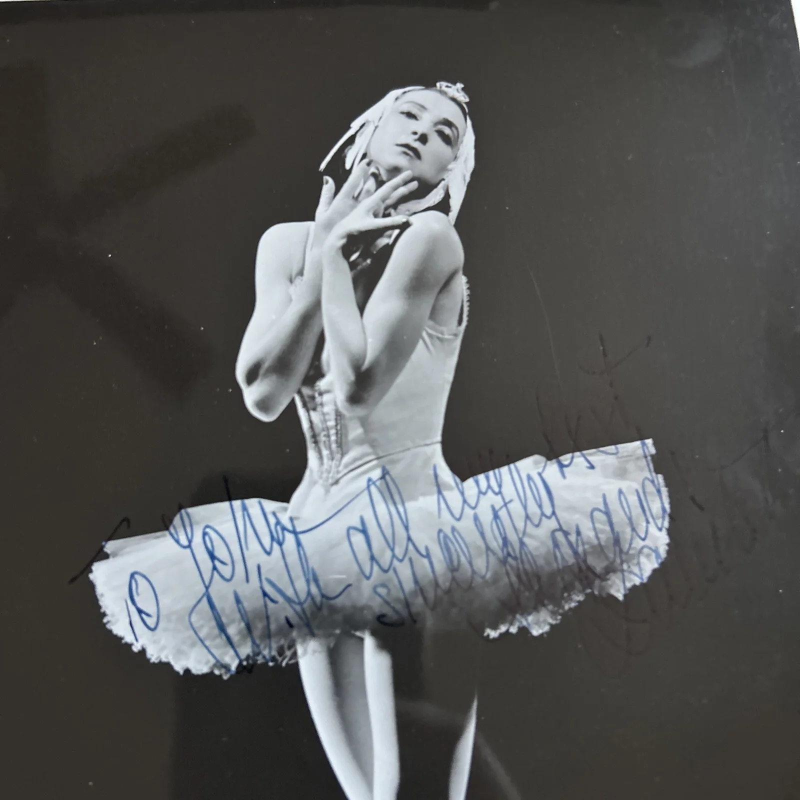 Original Press Photo Russian Ballerina Signed Alexandra Danilova T553, изображение 2