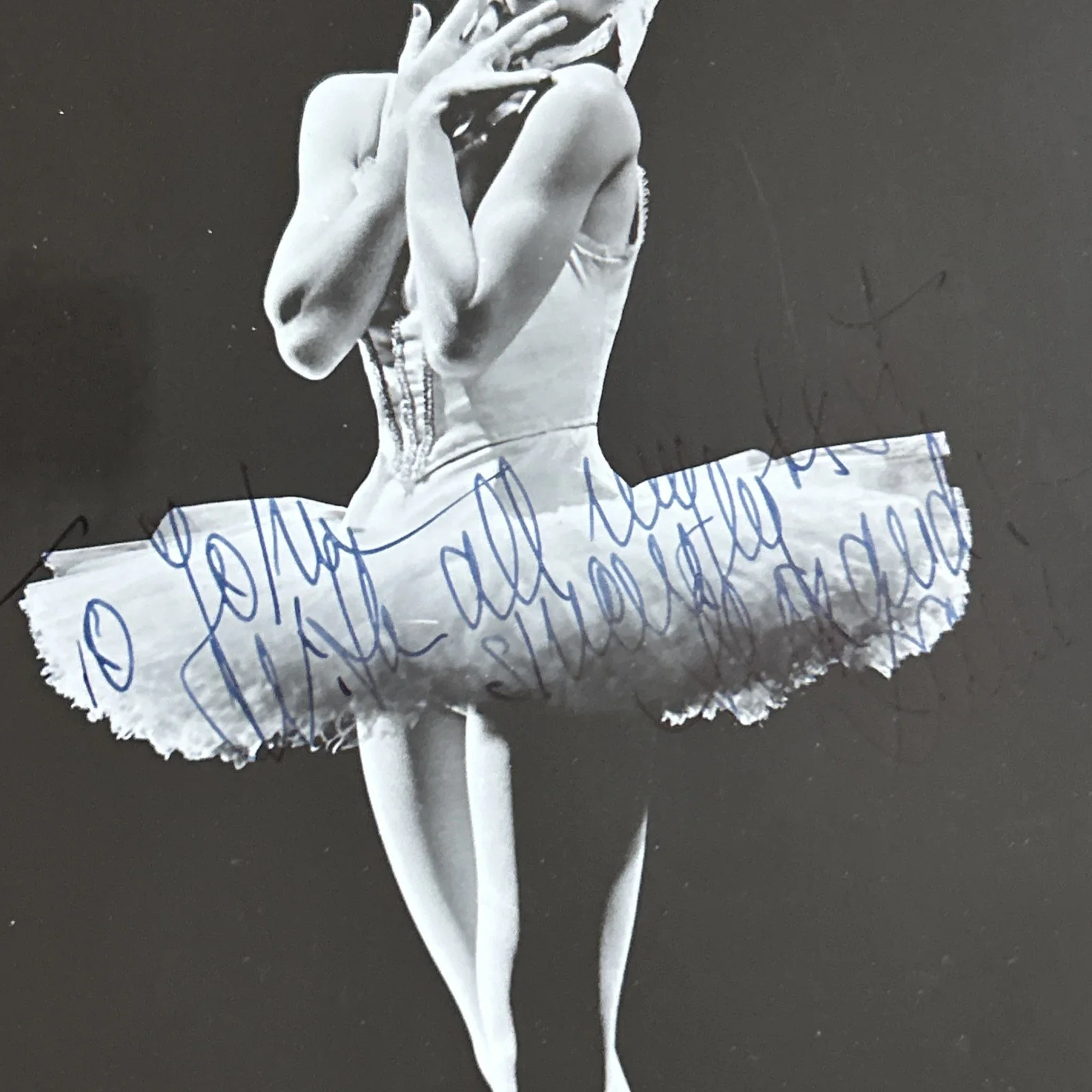 Original Press Photo Russian Ballerina Signed Alexandra Danilova T553, изображение 3