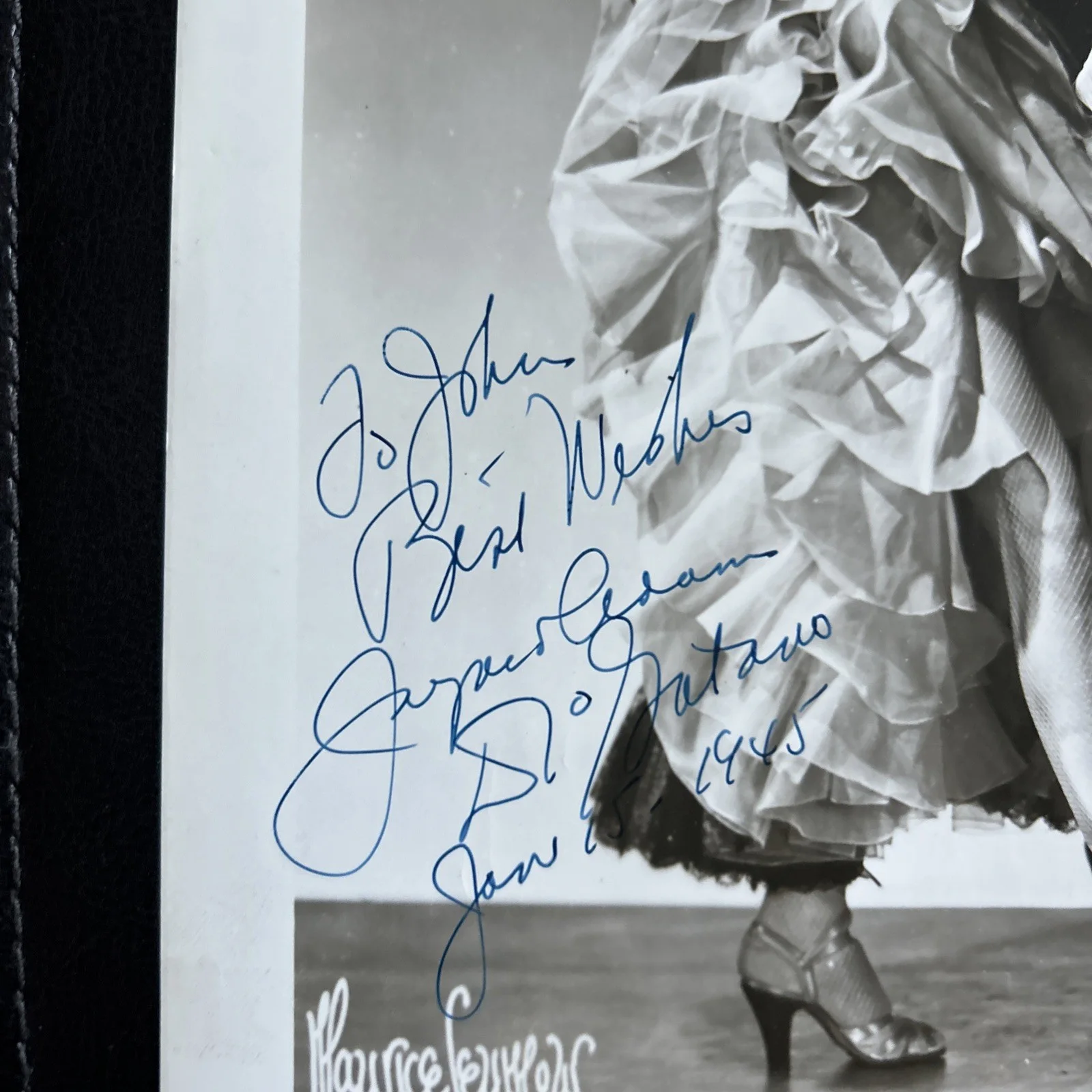 Original Press Photo Signed Jayne and Adam Di Gatano Dancers T556, изображение 2