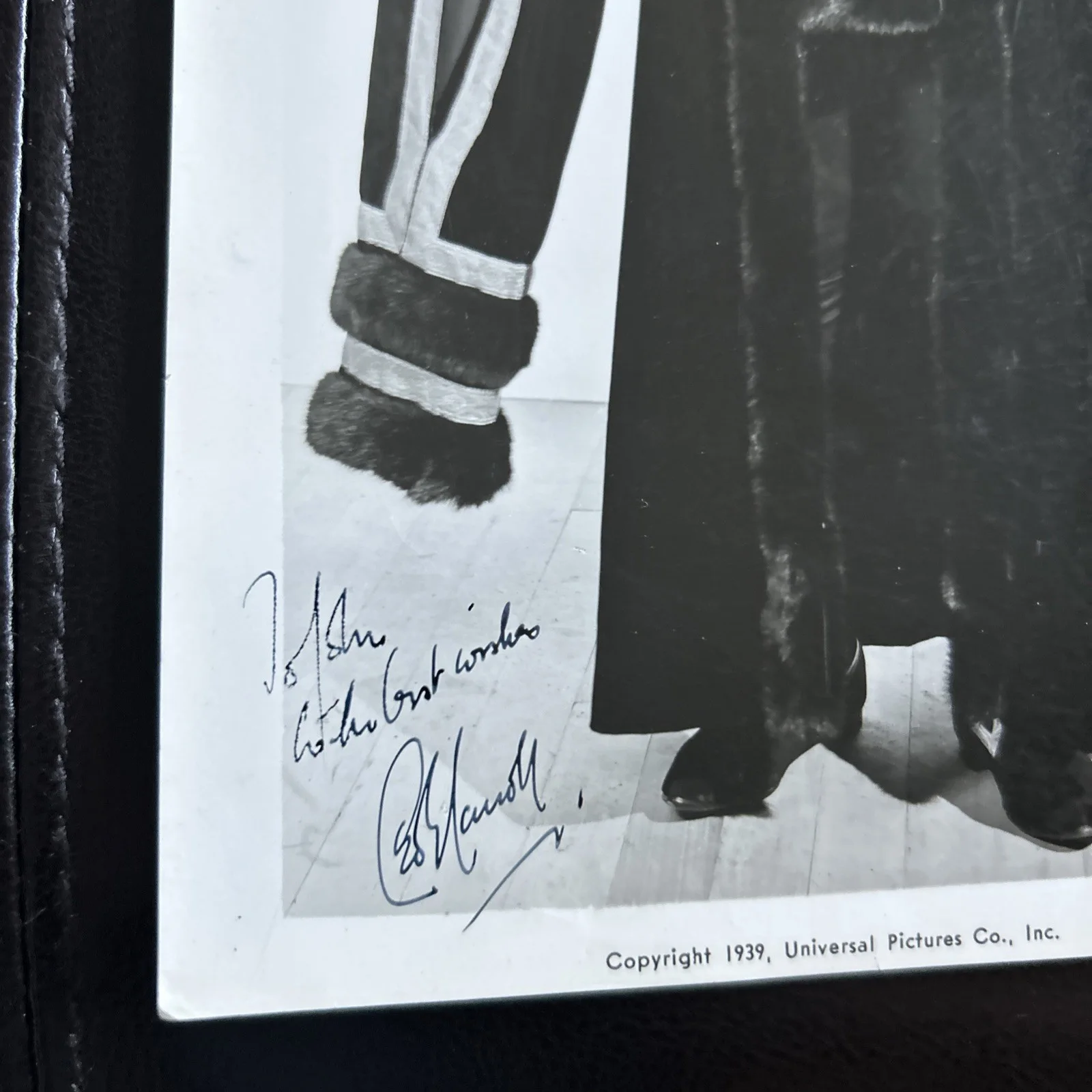 Original Press Photo Tower of London 1939 Signed Leo G. Carroll T559, изображение 4
