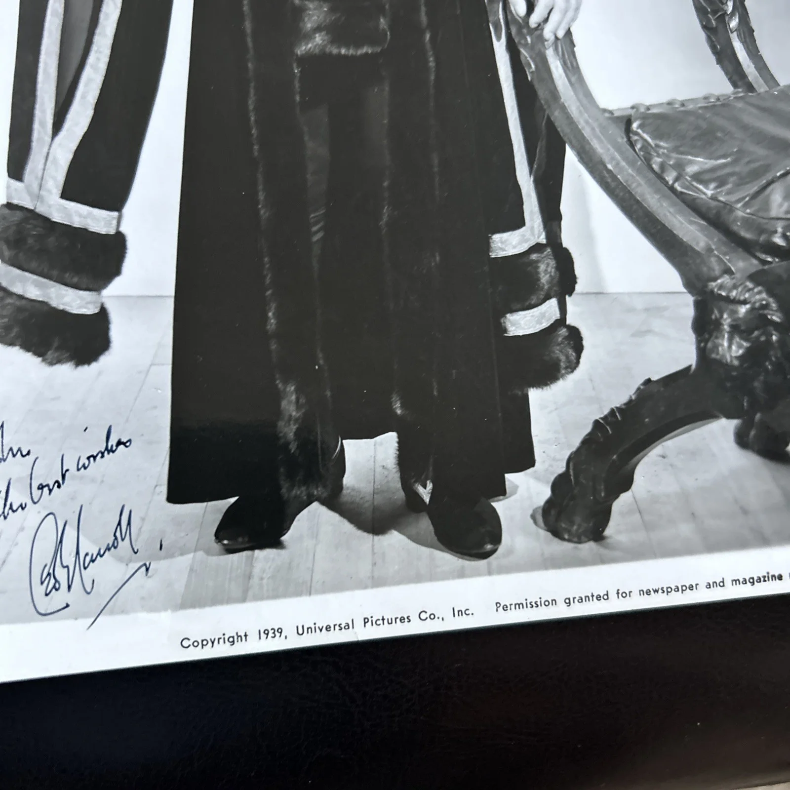 Original Press Photo Tower of London 1939 Signed Leo G. Carroll T559, изображение 5