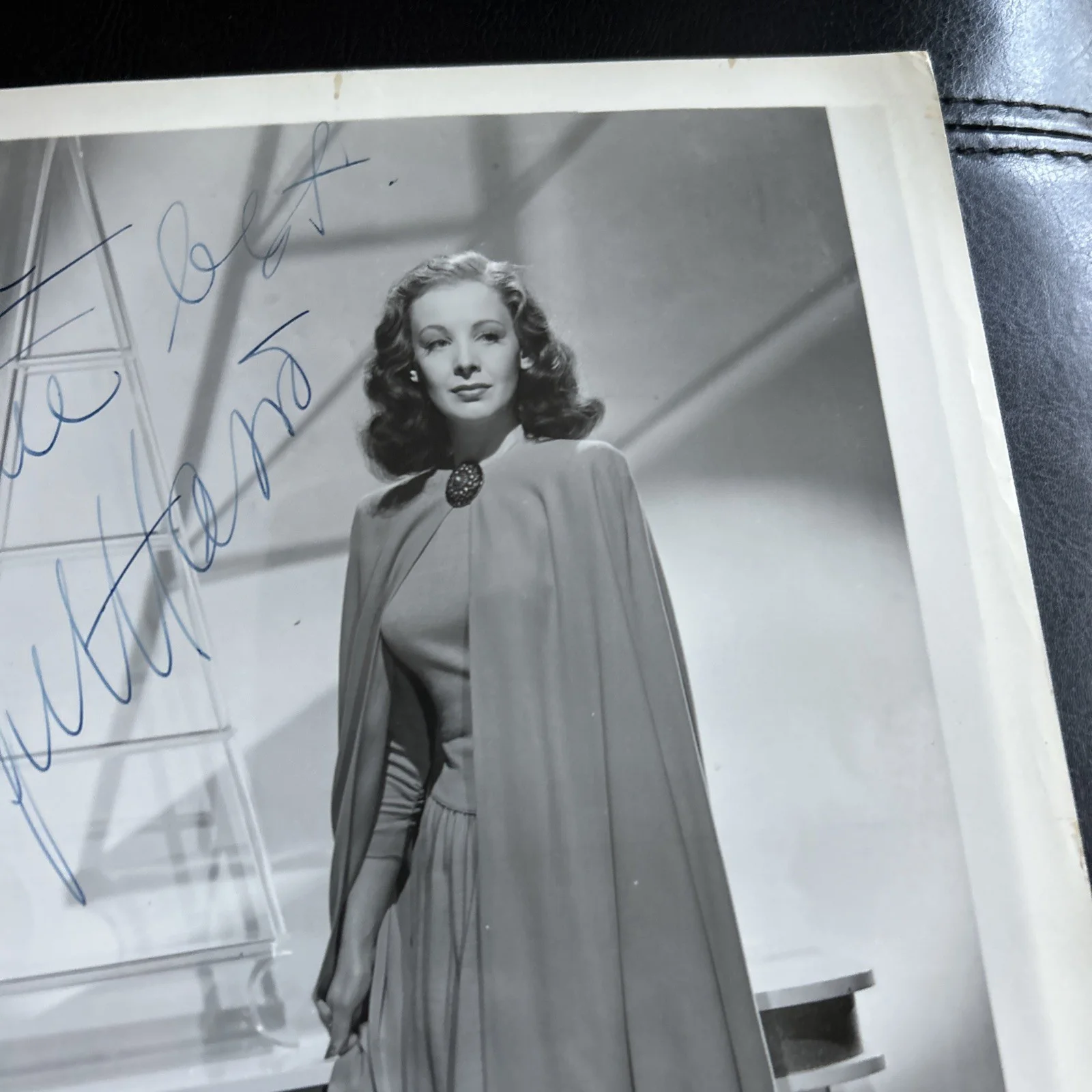 Original Press Photo Assignment in Brittany 1943 Signed Signe Hasso T561, image 3