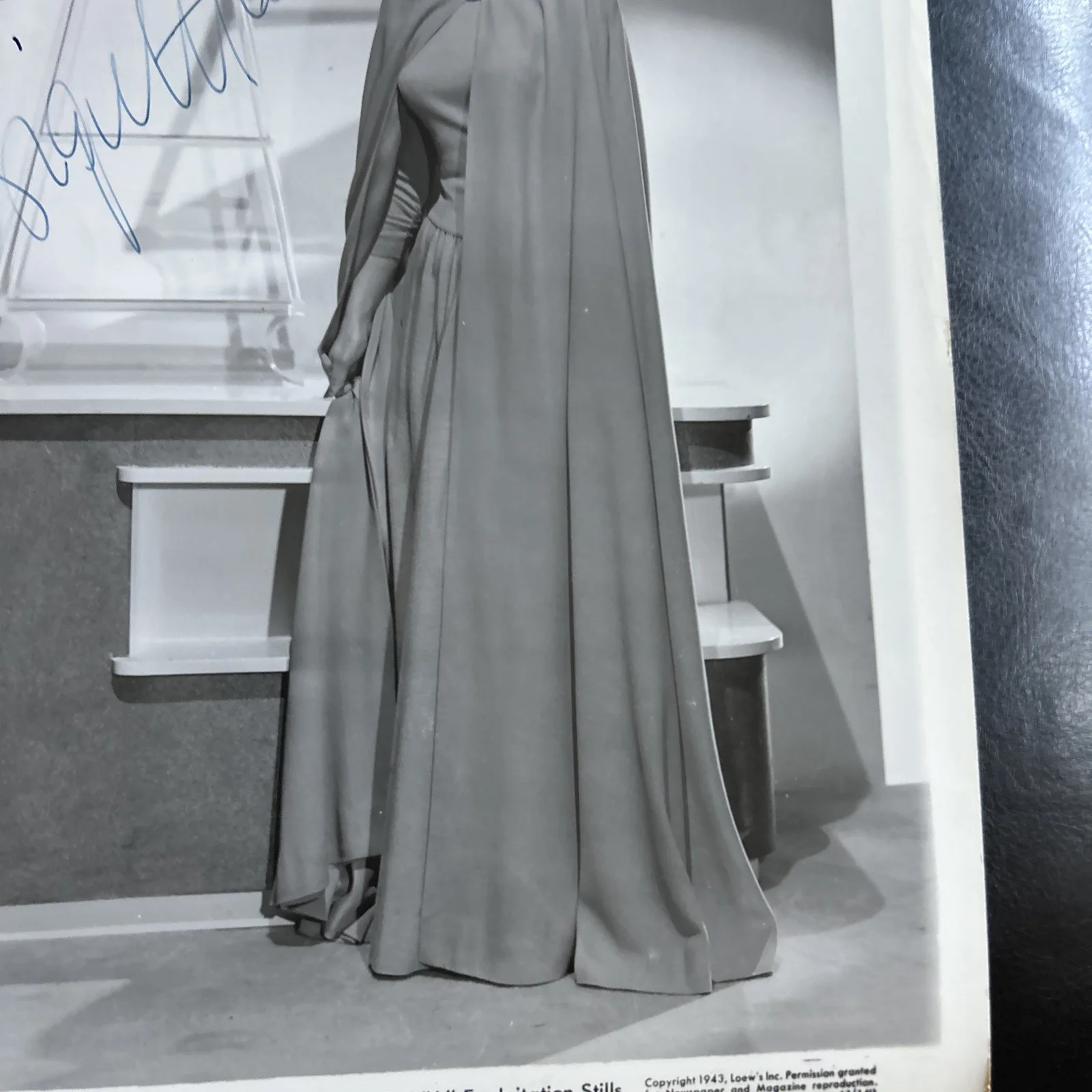 Original Press Photo Assignment in Brittany 1943 Signed Signe Hasso T561, image 5