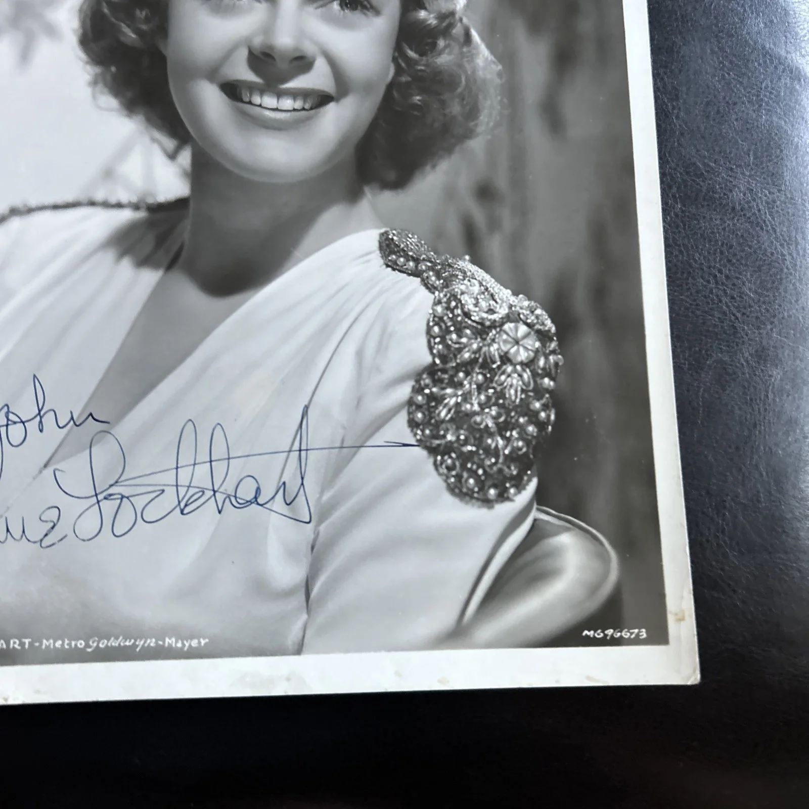 Original Press Photo MGM Publicity Signed June Lockhart T562, image 5
