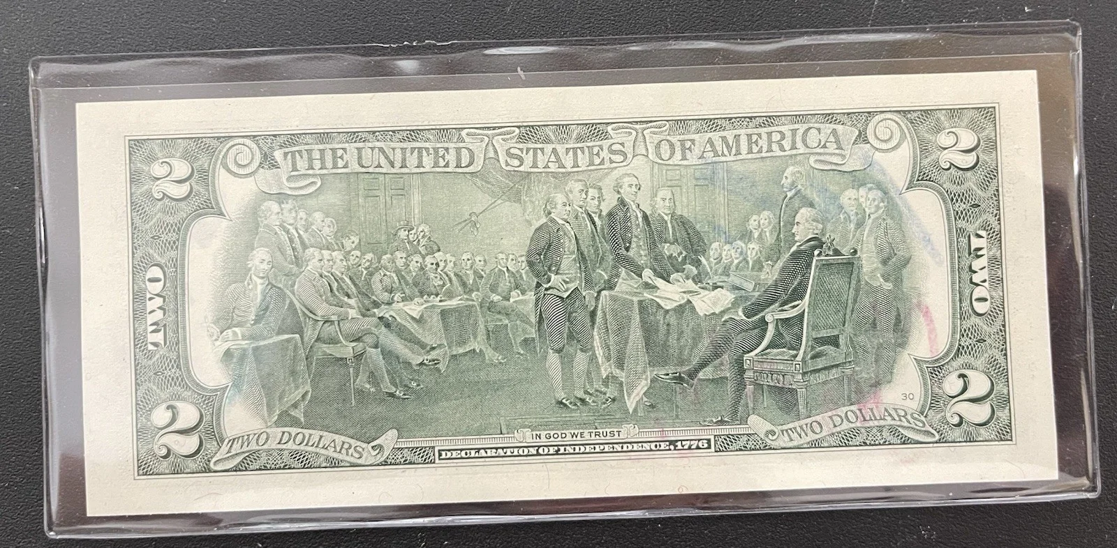 Rick Corey Old man Chumlee — Pawn Stars Autographed $2 Bill; Rick Harrison, Big Hoss Corey, Chumlee, Old Man, изображение 2