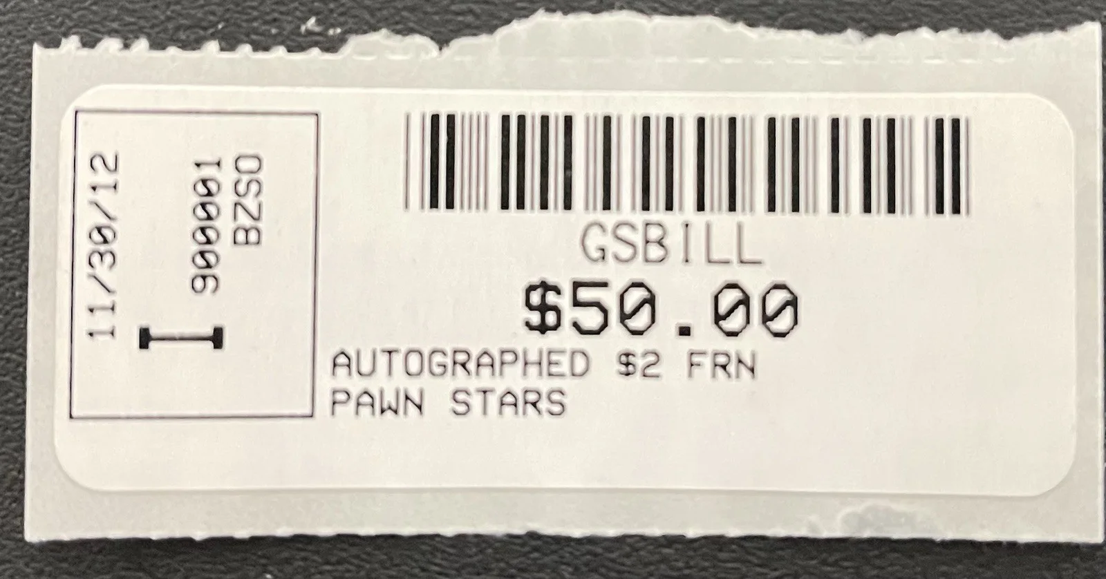 Rick Corey Old man Chumlee — Pawn Stars Autographed $2 Bill; Rick Harrison, Big Hoss Corey, Chumlee, Old Man, изображение 3