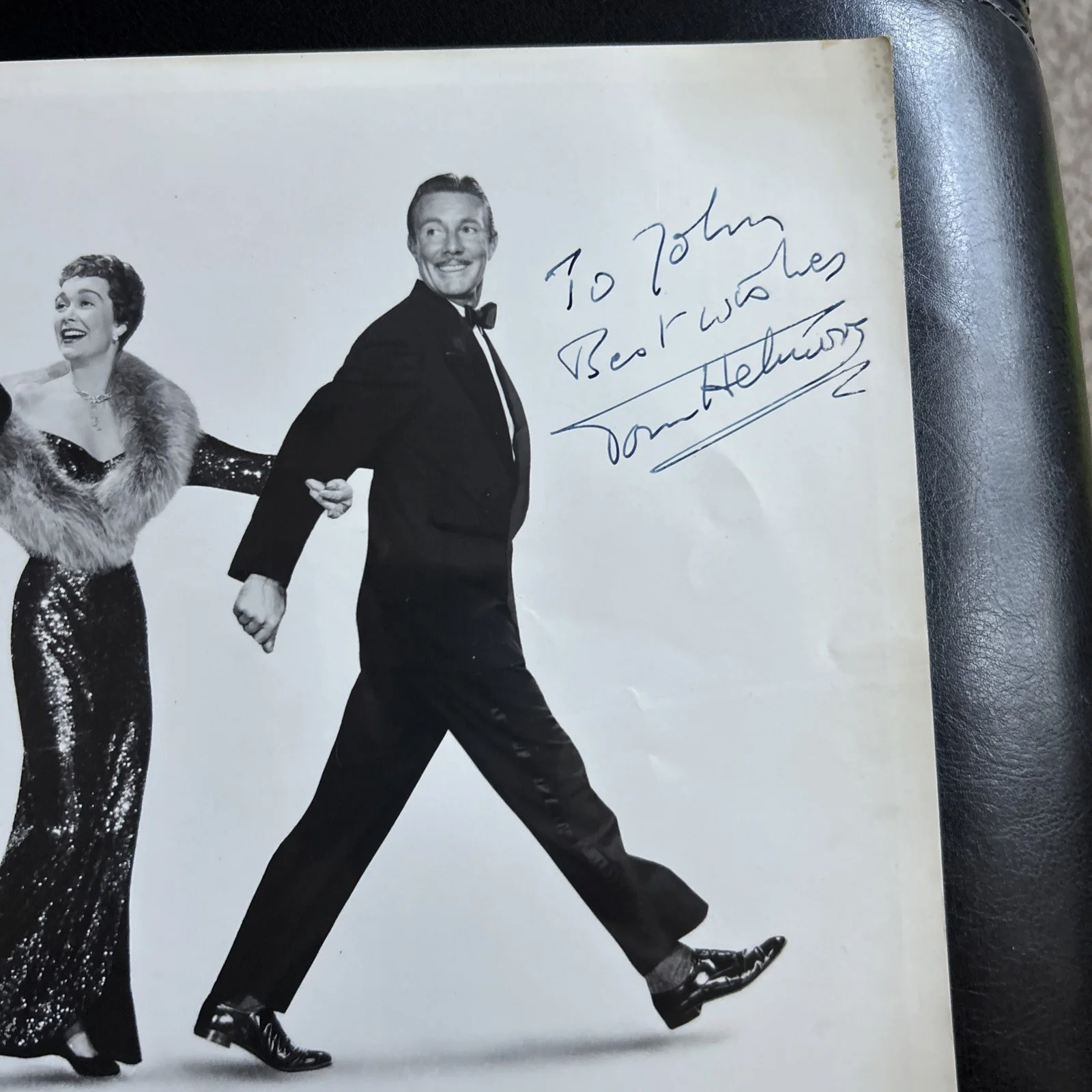 Original Press Photo Let’s Do It Again 1953 Signed Tom Helmore T563, image 2