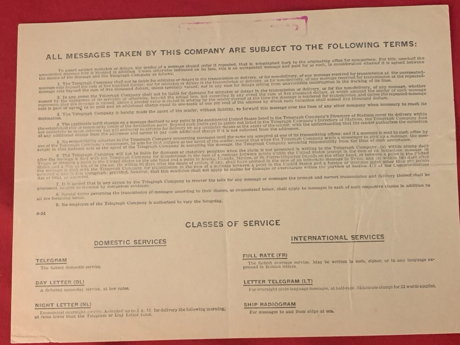 Vincent Price Estate Telegram To Johnny Grant Postponing Appointment! 17o, изображение 4