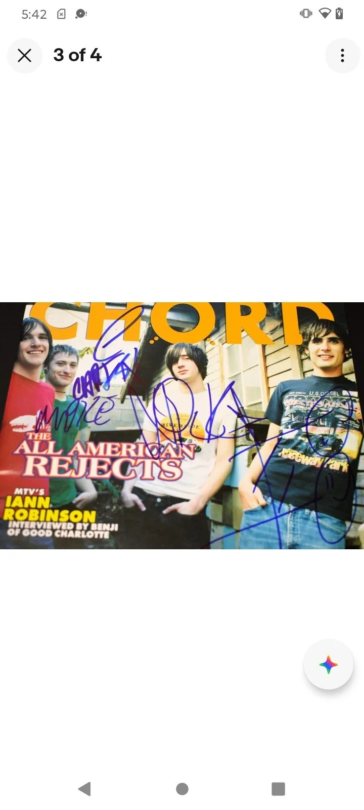 The All American Rejects Full Band Signed Full Magazine - Photo Tyson Ritter + 3, изображение 4
