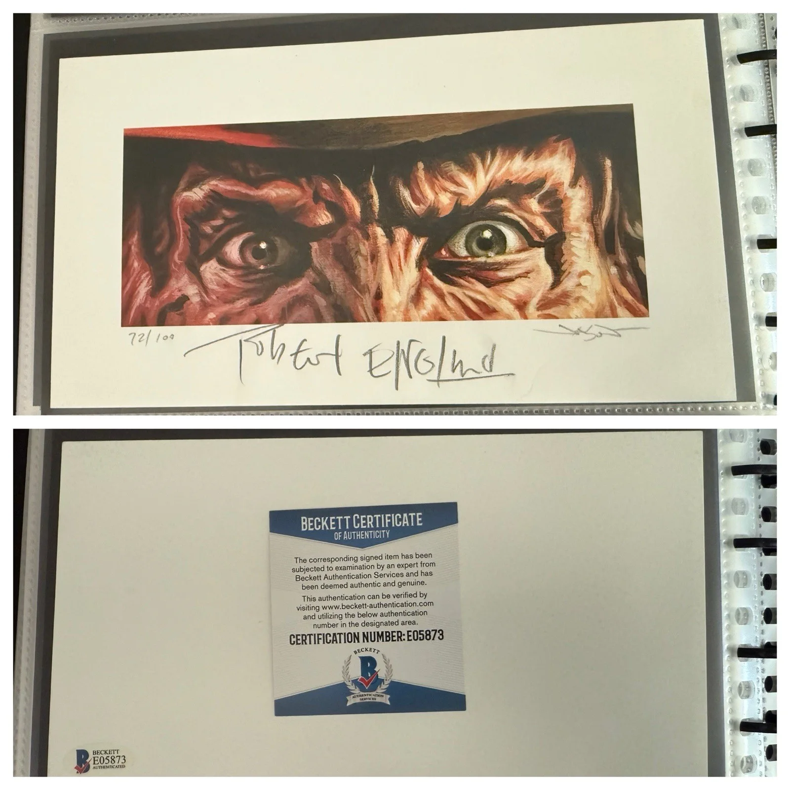 Robert Englund — Kiefer Sutherland signed Lost Boys Print By Jason Edmiston EWAF Beckett COA *