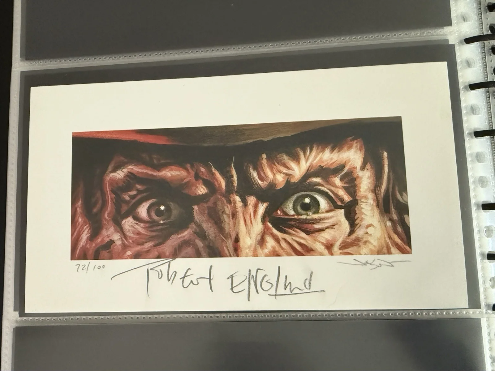 Robert Englund — Kiefer Sutherland signed Lost Boys Print By Jason Edmiston EWAF Beckett COA *, изображение 2