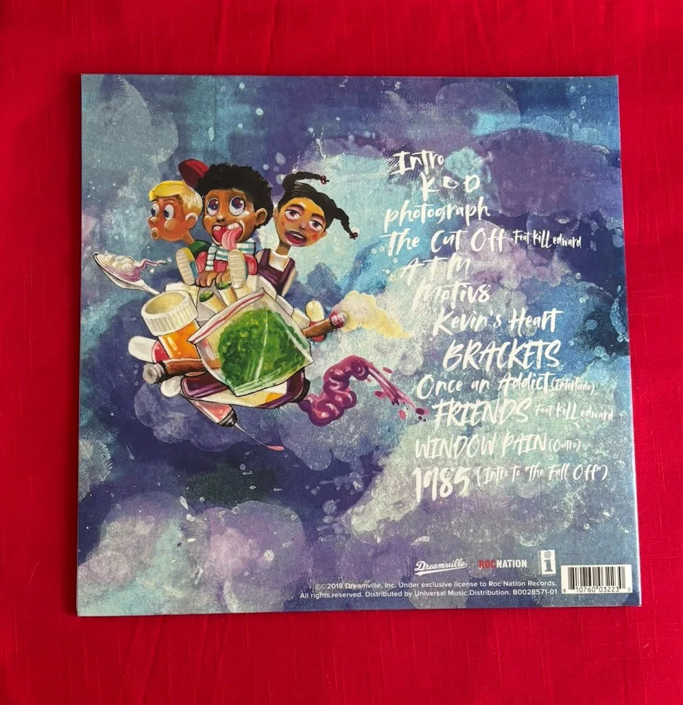 J. Cole KOD Vinyl Album Music Signed Autographed JSA, изображение 2