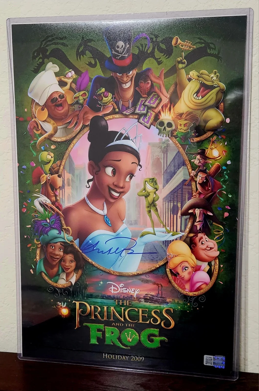 Anika Noni Rose — Signed 11x17 ANIKA NONI ROSE Tiana Disney Princess & the Frog Autograph OCCM