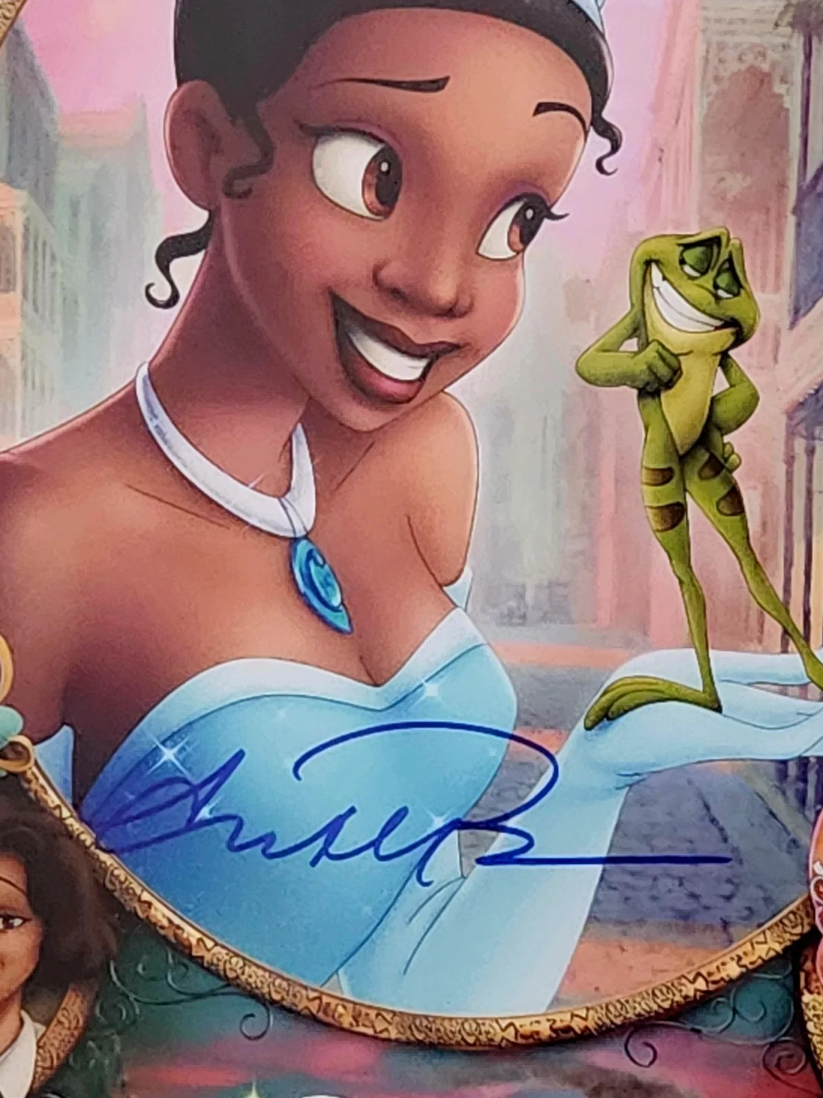Anika Noni Rose — Signed 11x17 ANIKA NONI ROSE Tiana Disney Princess & the Frog Autograph OCCM, изображение 2