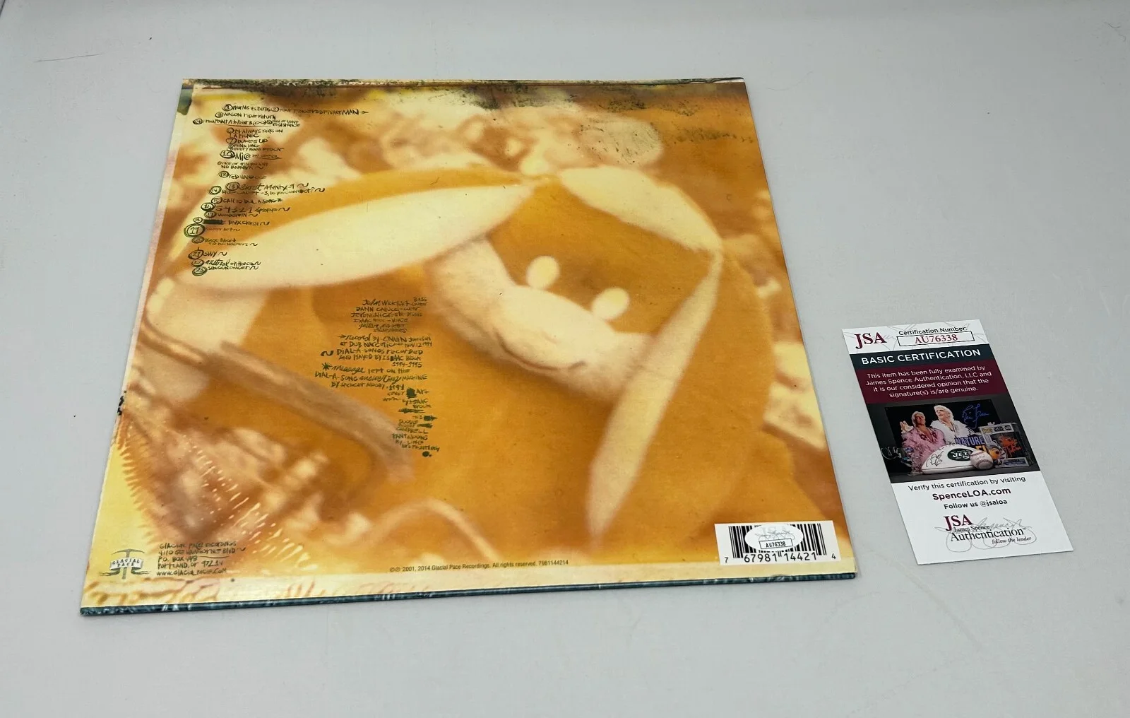 Isaac Brock signed Modest Mouse Sad Sappy Sucker Chokin Album JSA COA, изображение 2