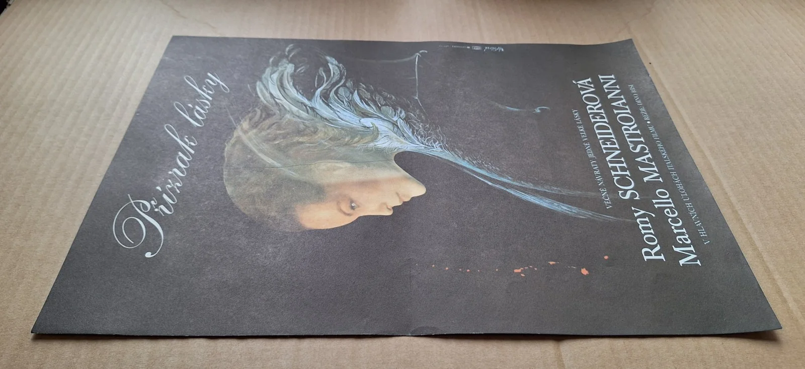 GHOST OF LOVE - ROMY SCHNEIDER - A3 CZECH MOVIE POSTER - O. POLACKOVA-VYLETALOVA, изображение 2