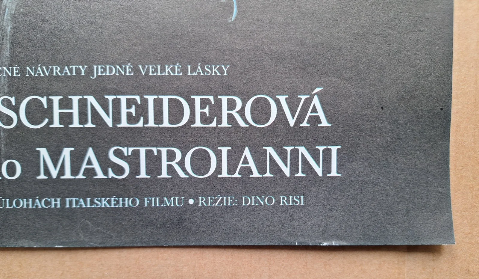 GHOST OF LOVE - ROMY SCHNEIDER - A3 CZECH MOVIE POSTER - O. POLACKOVA-VYLETALOVA, изображение 3