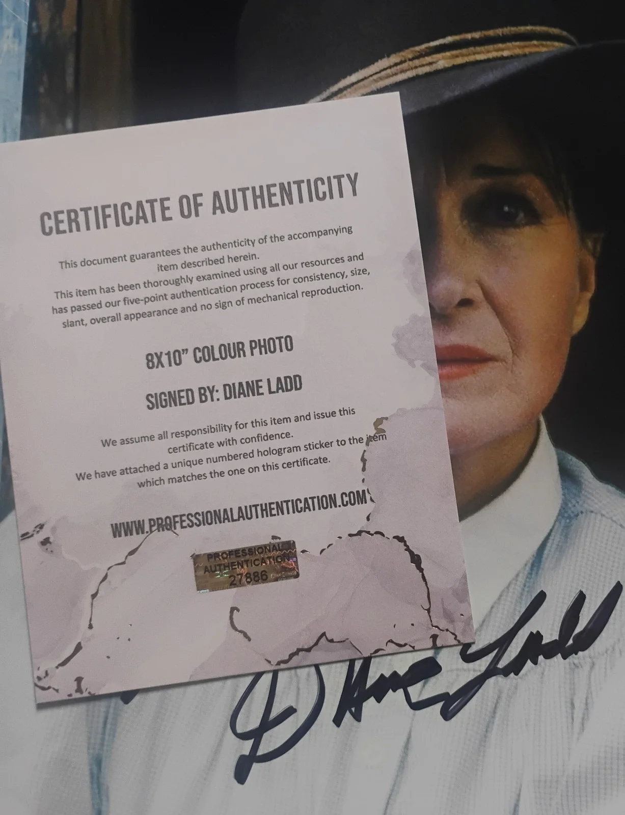 Diane Ladd Hand Signed Autograph 8x10 Photo COA - NO US TARIFFS, image 4