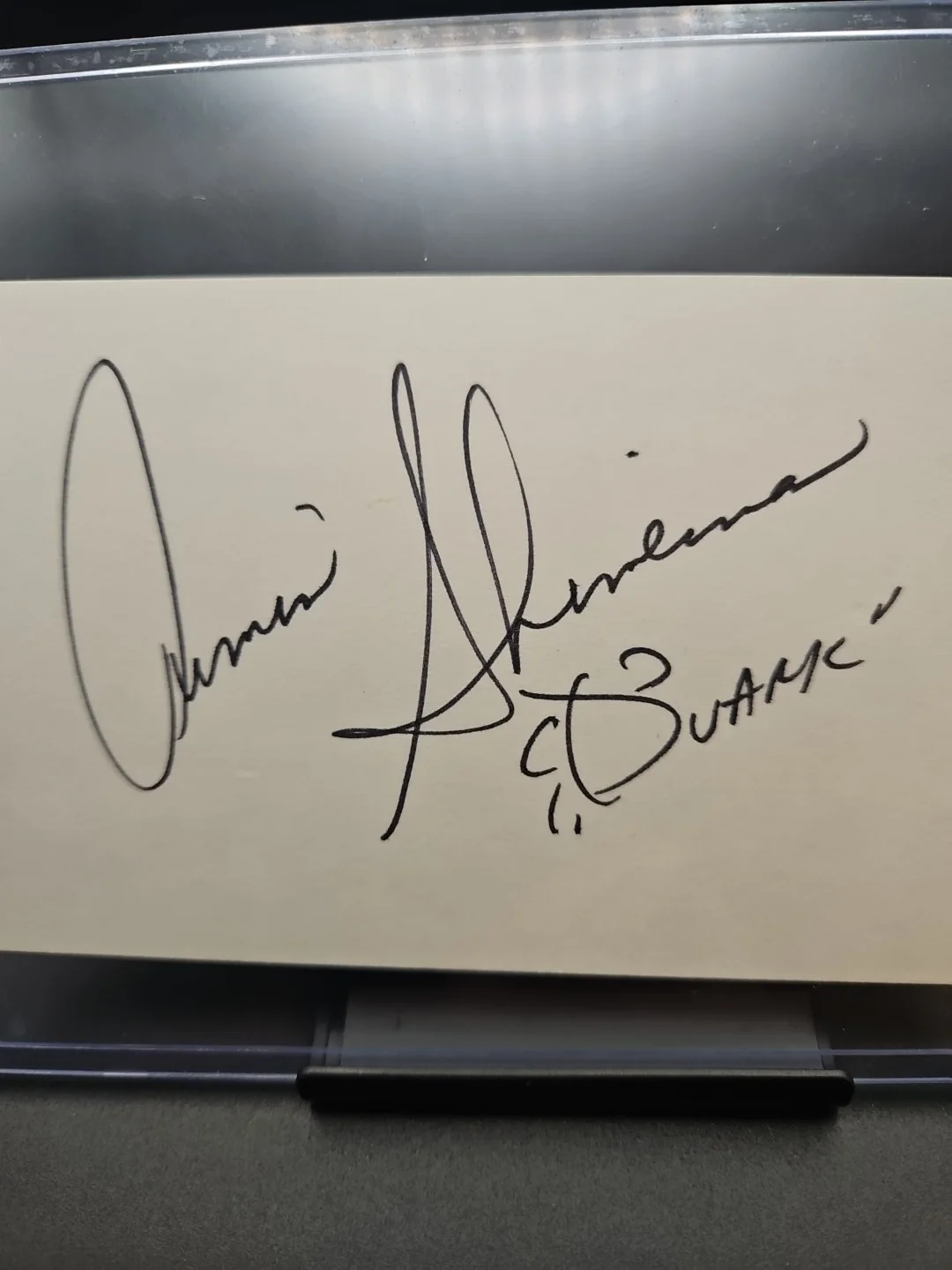 Armin Shimerman — Armin Shimerman "Quark" Authentic Autograph Beckett Authenticated BL96613, image 2