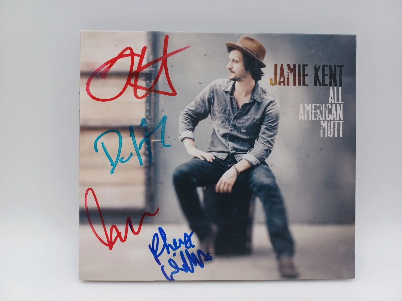 Two Jamie Kent CDs - Band Autographed - Embers & Ashes, All American Mutt, image 2