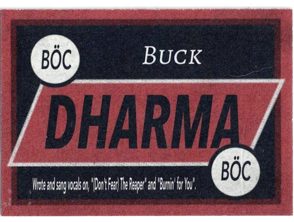 Buck Dharma Blue Oyster Cult Signed Custom card Autographed BOC, image 2