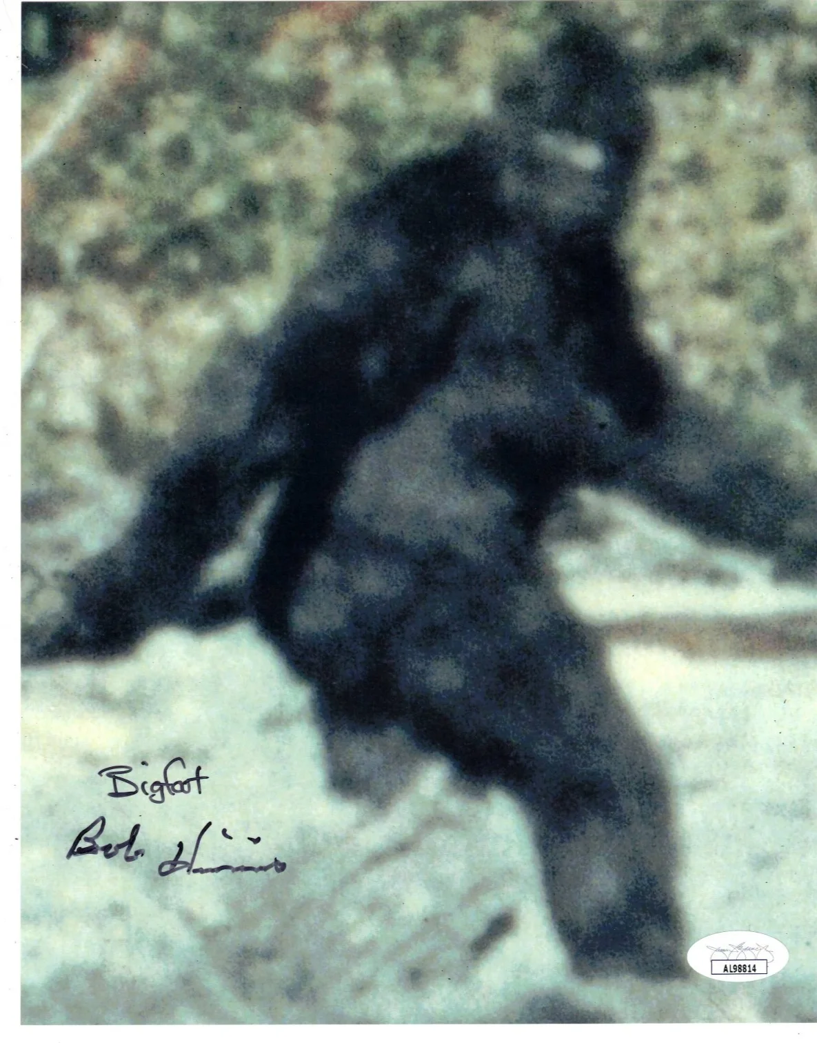 Bob Heironimus Signed 8x10 Photo Autograph, Bigfoot, Patterson Film 1967 JSA COA, изображение 2