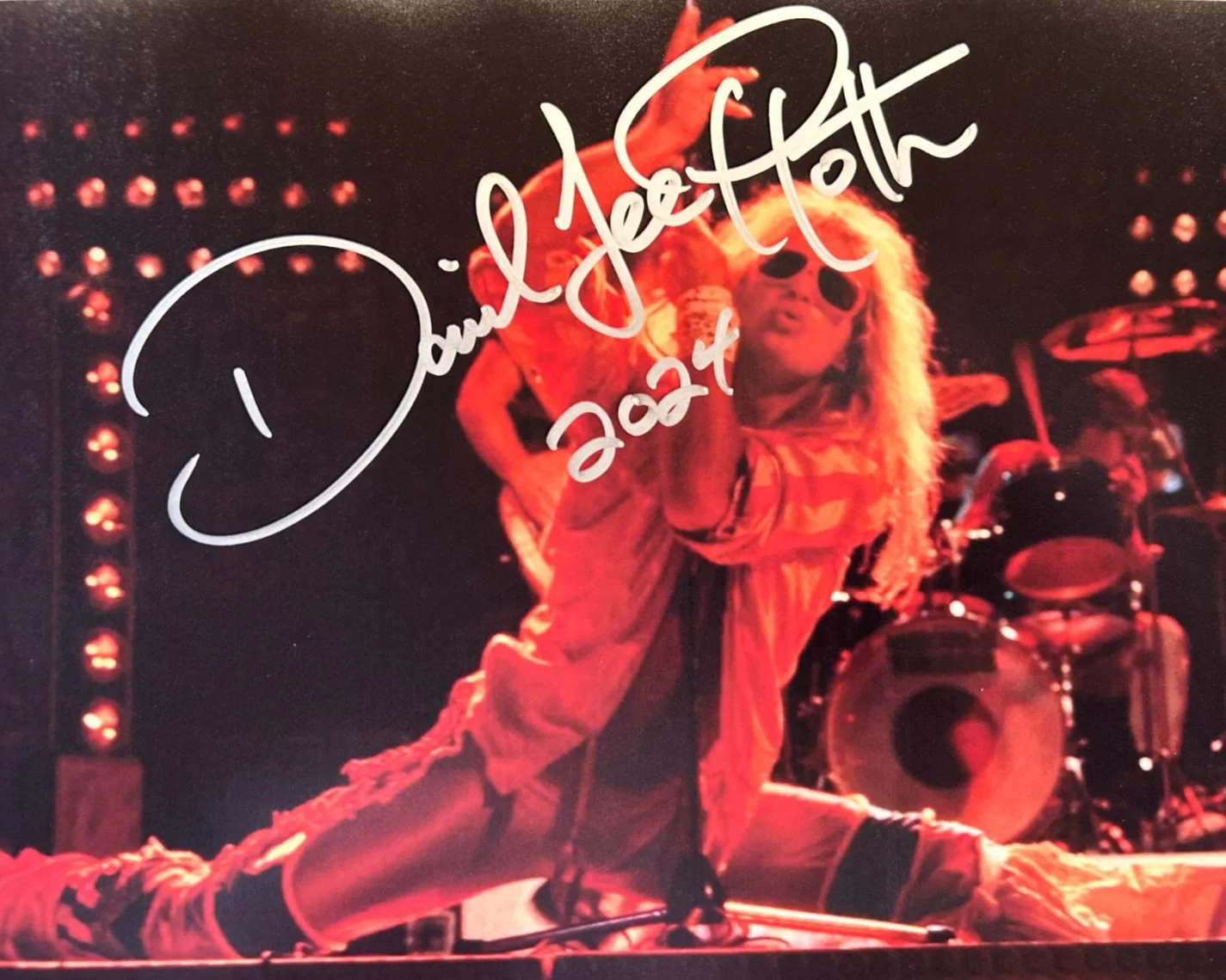 David Lee Roth Signed 8x10" VAN HALEN Original Autograph Authentic w/COA, image 3