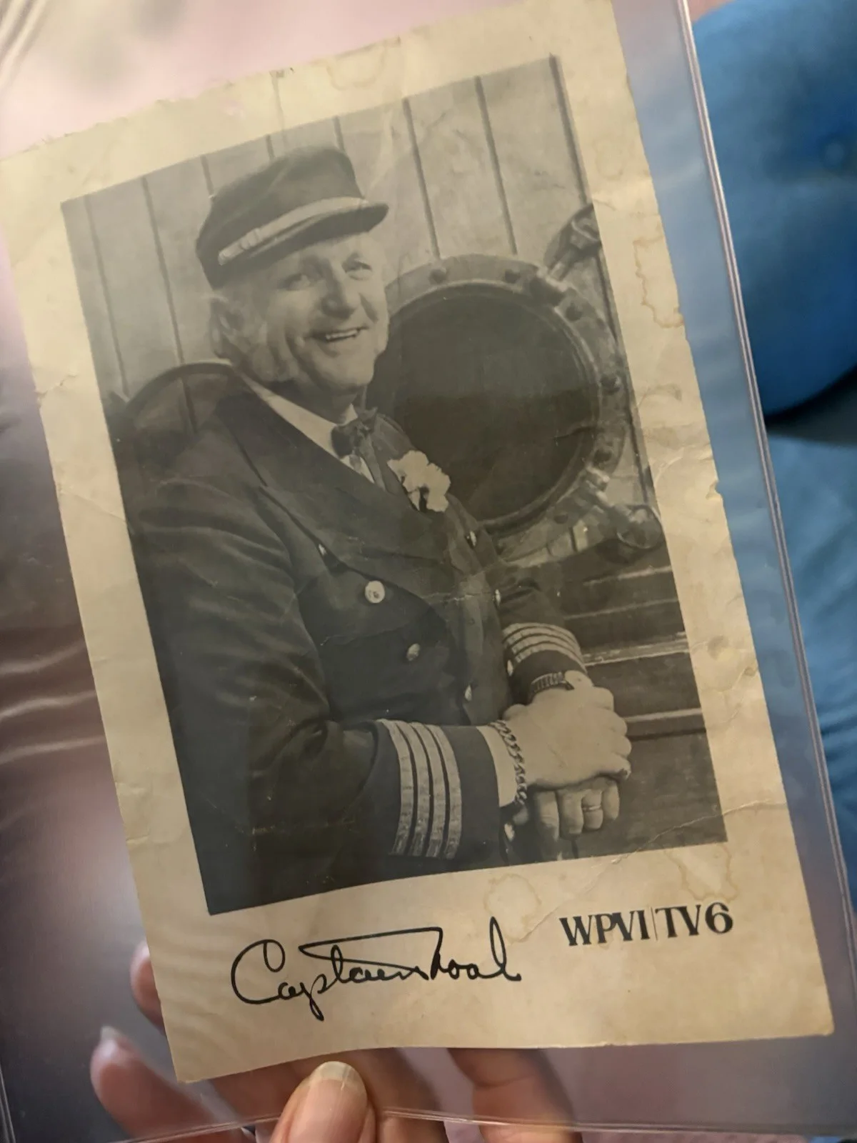 Captain Noah — WPVI TV6 Captain Kangaroo Original Autographed Photograph Movie Memorabilia, изображение 2
