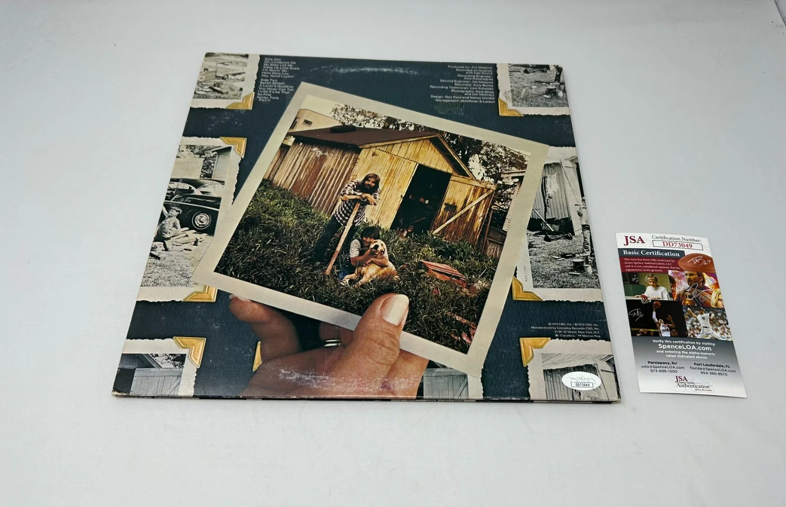 Kenny Loggins signed So Fine Album JSA COA, image 2